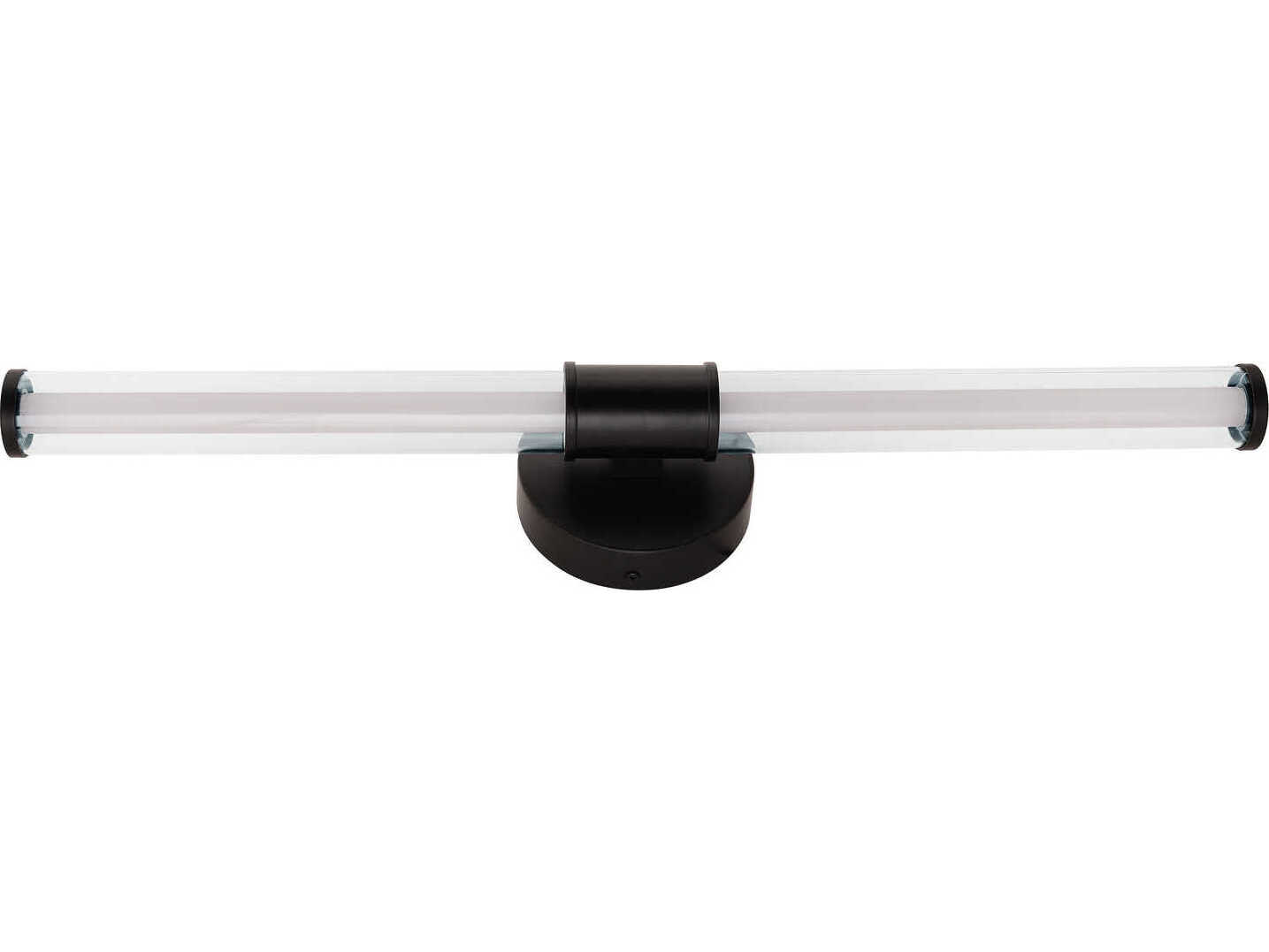 Craftmade Contrast 1-Light Flat Black Vanity Light