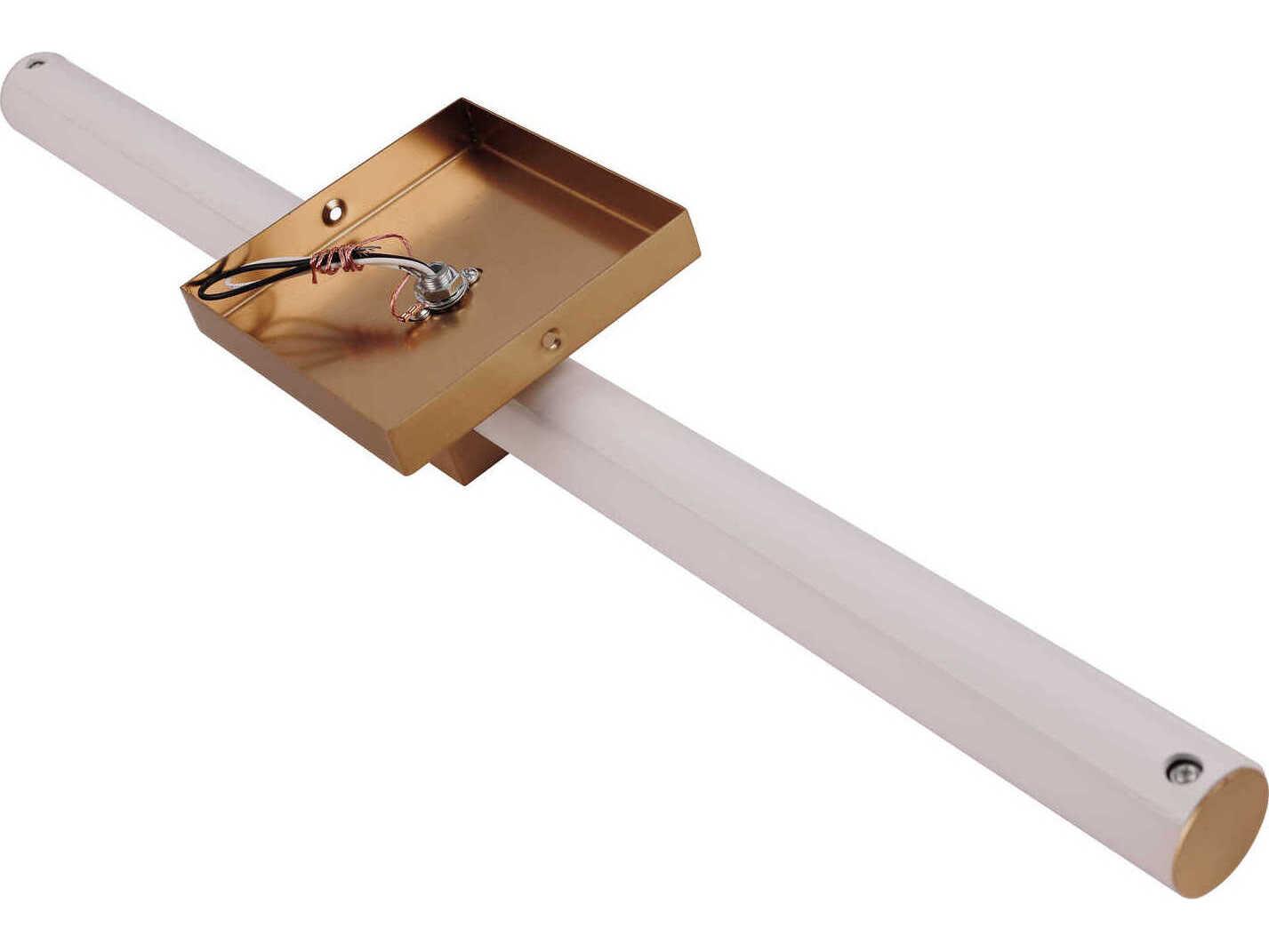 Craftmade Linear 1-Light Satin Brass Vanity Light