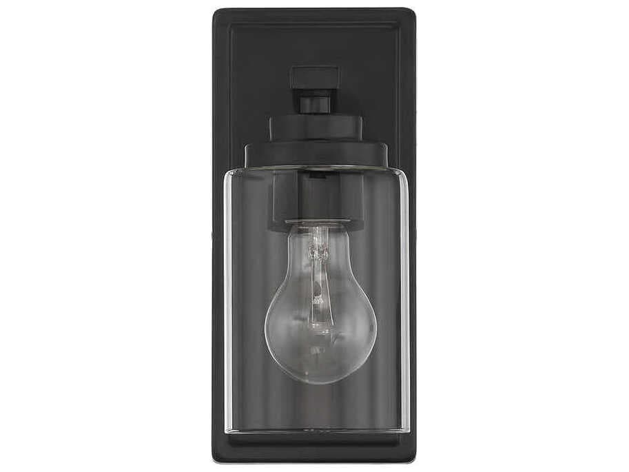 Craftmade Clark 1-Light Flat Black Wall Sconce