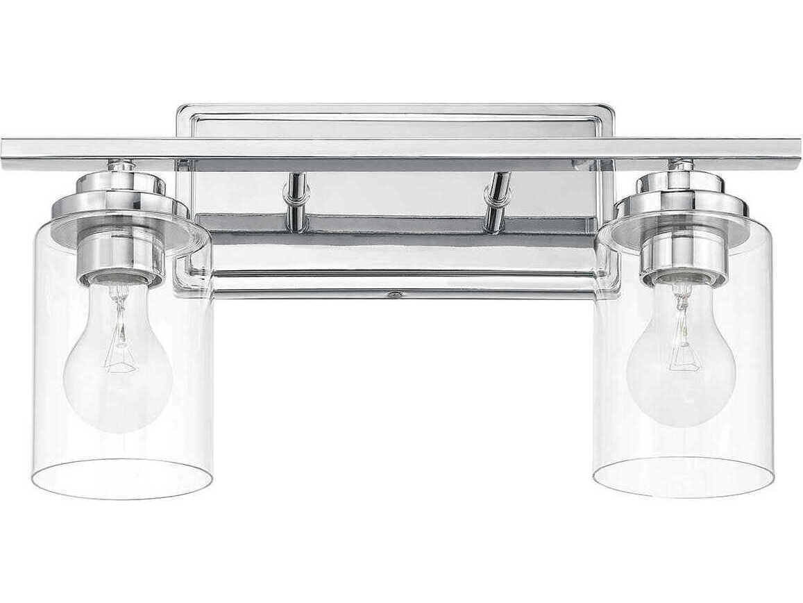 Craftmade Clark 2-Light Chrome Vanity Light