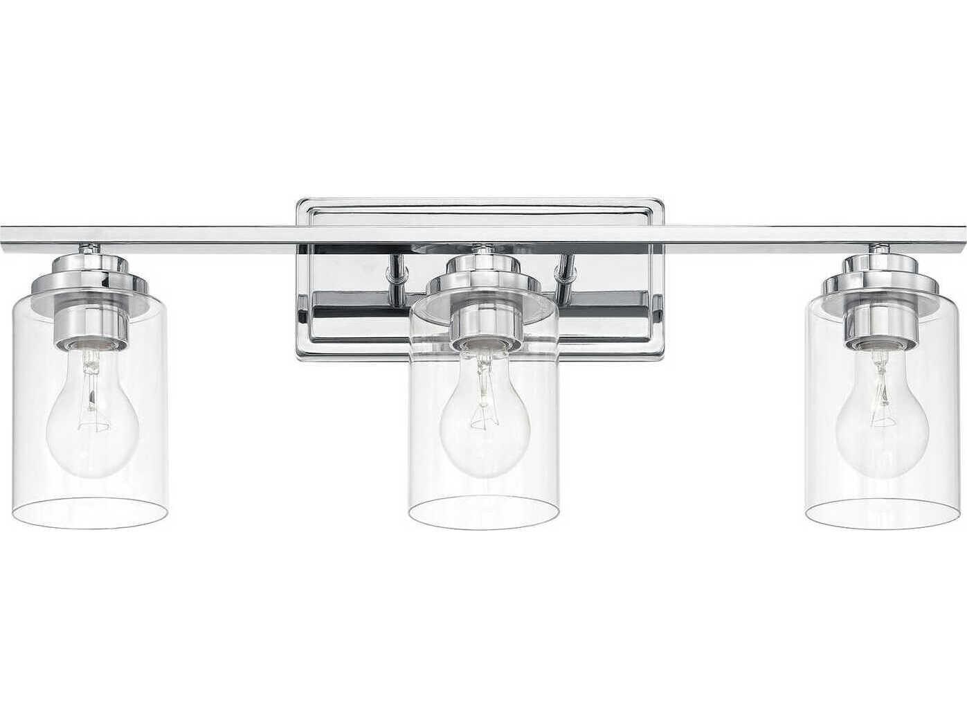 Craftmade Clark 3-Light Chrome Vanity Light