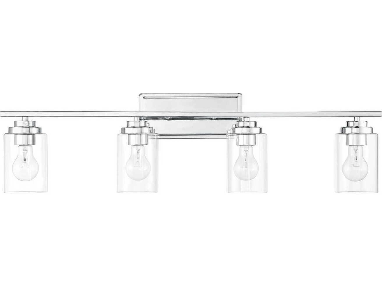 Craftmade Clark 4-Light Chrome Vanity Light