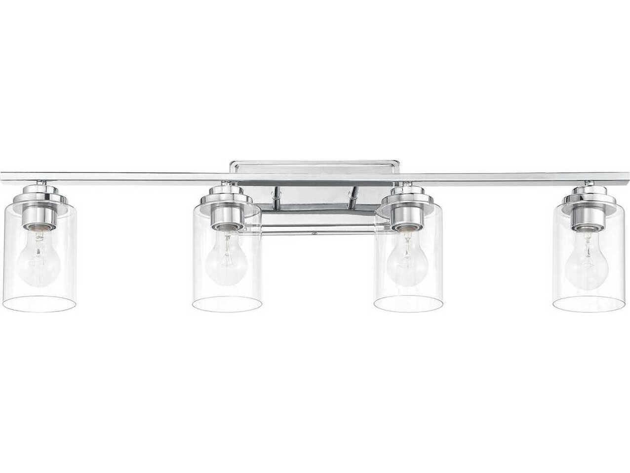 Craftmade Clark 4-Light Chrome Vanity Light