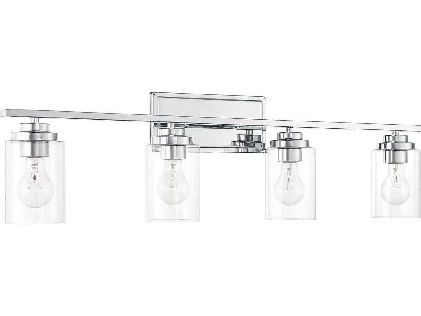 Craftmade Clark 4-Light Chrome Vanity Light