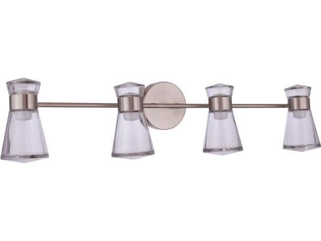 Craftmade Carafe 8-Light Brushed Polished Nickel Vanity Light