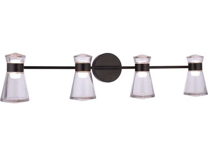 Craftmade Carafe 8-Light Flat Black Vanity Light