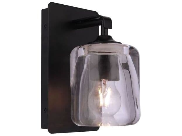 Craftmade Andie 1-Light Flat Black Wall Sconce