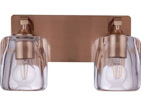Craftmade Andie 2-Light Satin Brass Vanity Light