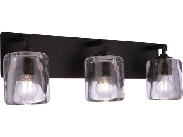 Craftmade Andie 3-Light Flat Black Vanity Light