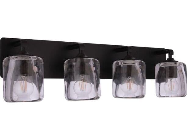 Craftmade Andie 4-Light Flat Black Vanity Light