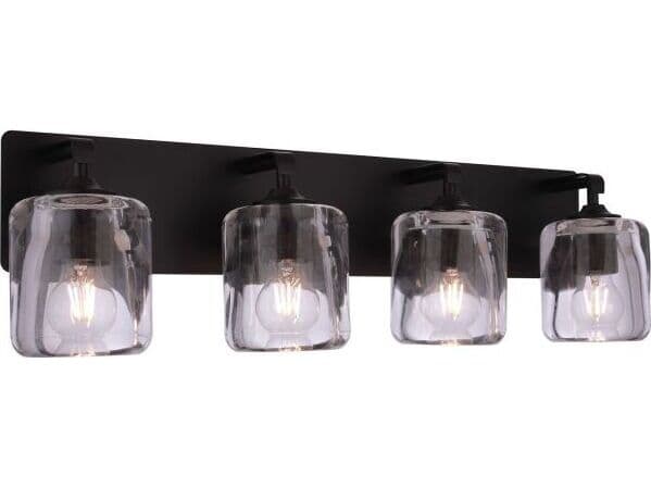 Craftmade Andie 4-Light Flat Black Vanity Light