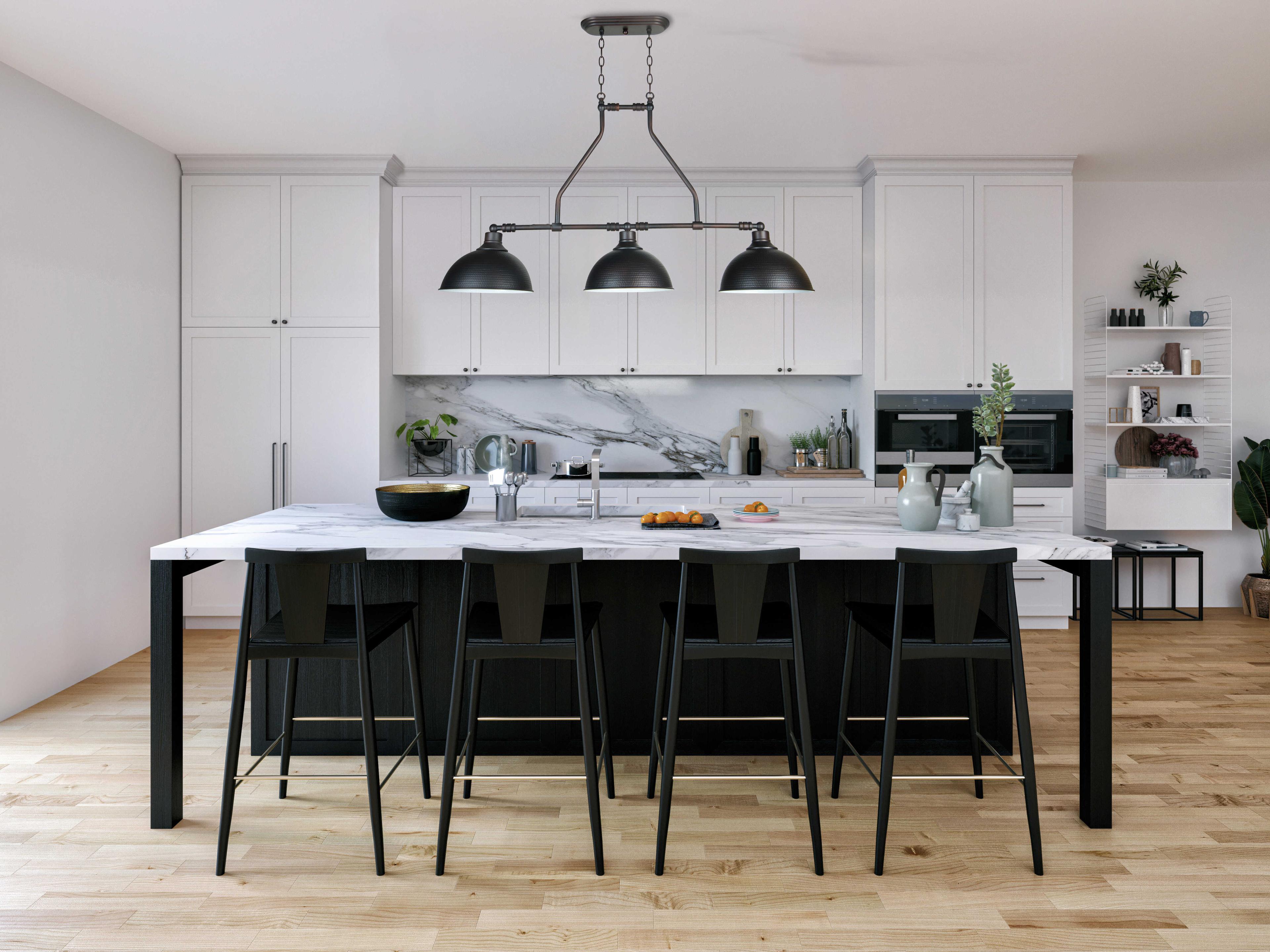 Craftmade Timarron 3-Light Aged Bronze Bowl Dome Island Pendant