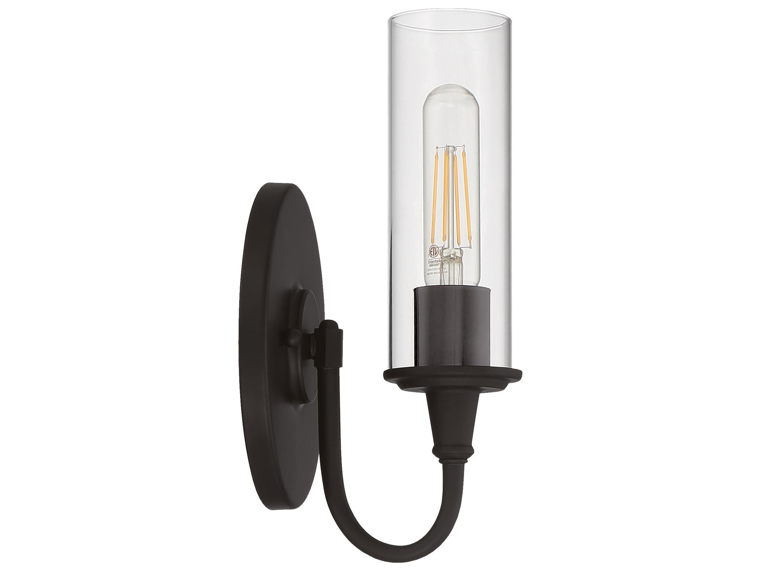 Craftmade Modina 1-Light Espresso Bronze Glass LED Wall Sconce