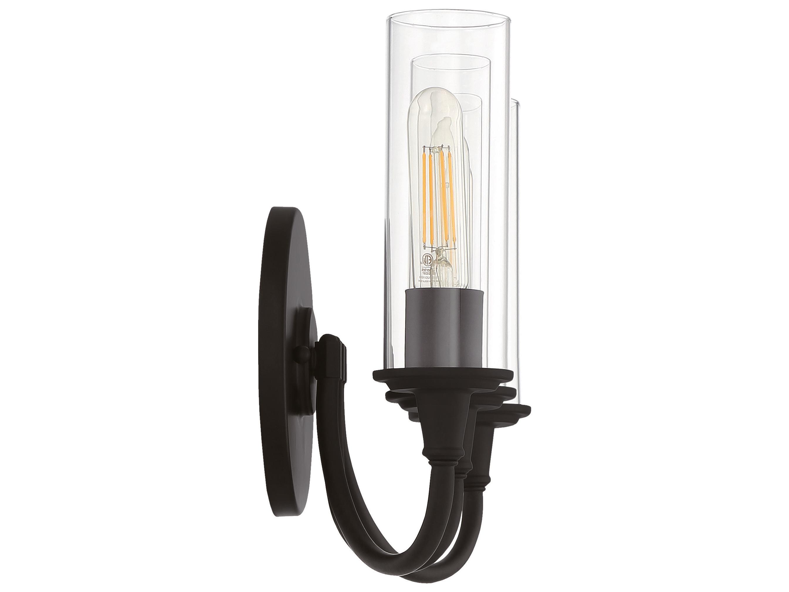 Craftmade Modina 3-Light Espresso Bronze Glass LED Vanity Light