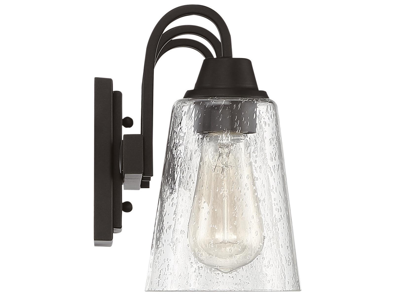 Craftmade Grace 3-Light Espresso Bronze Glass Vanity Light