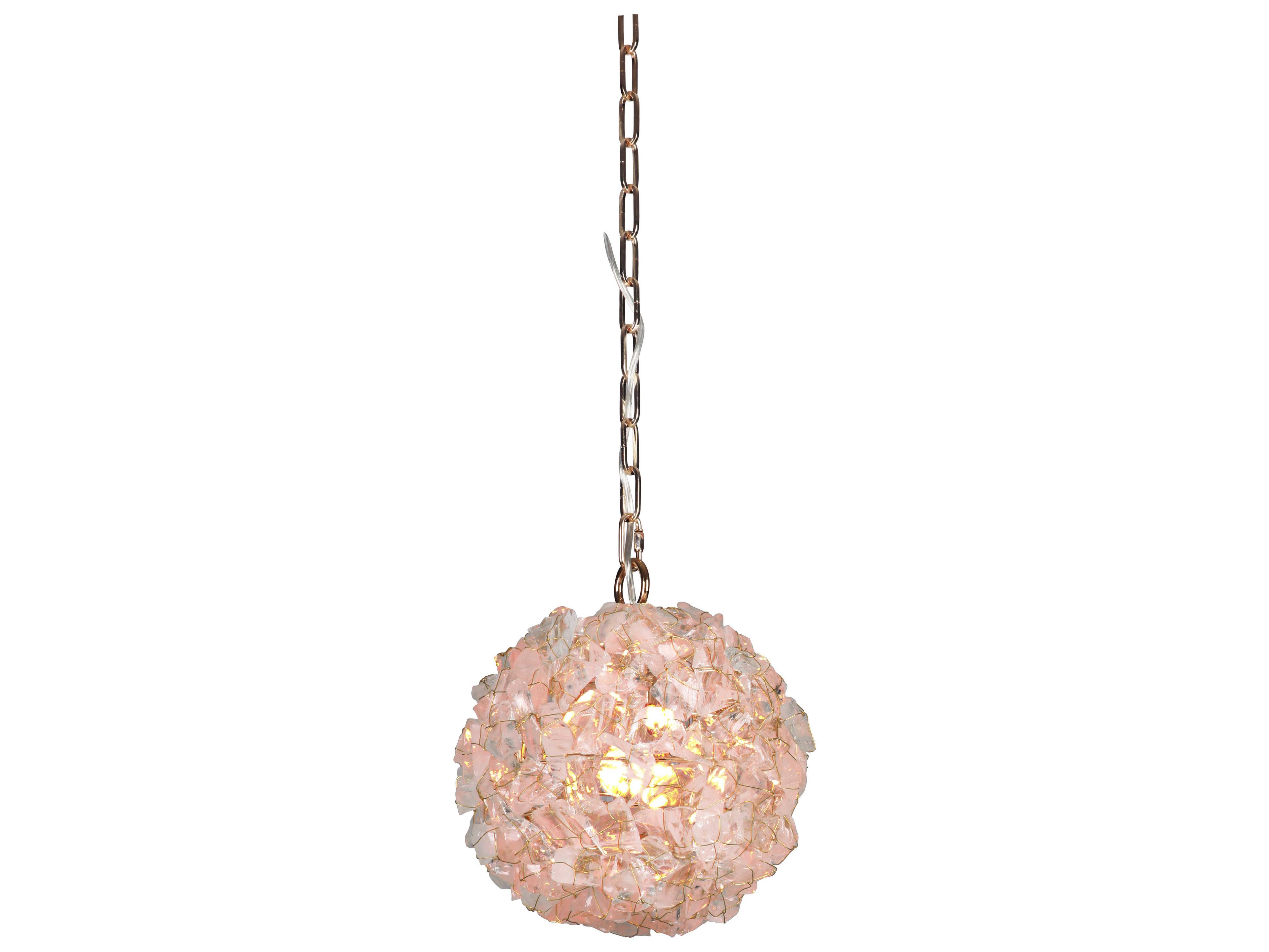 Craftmade Roxx 1-Light Gilded Clear Crystal Mini Pendant