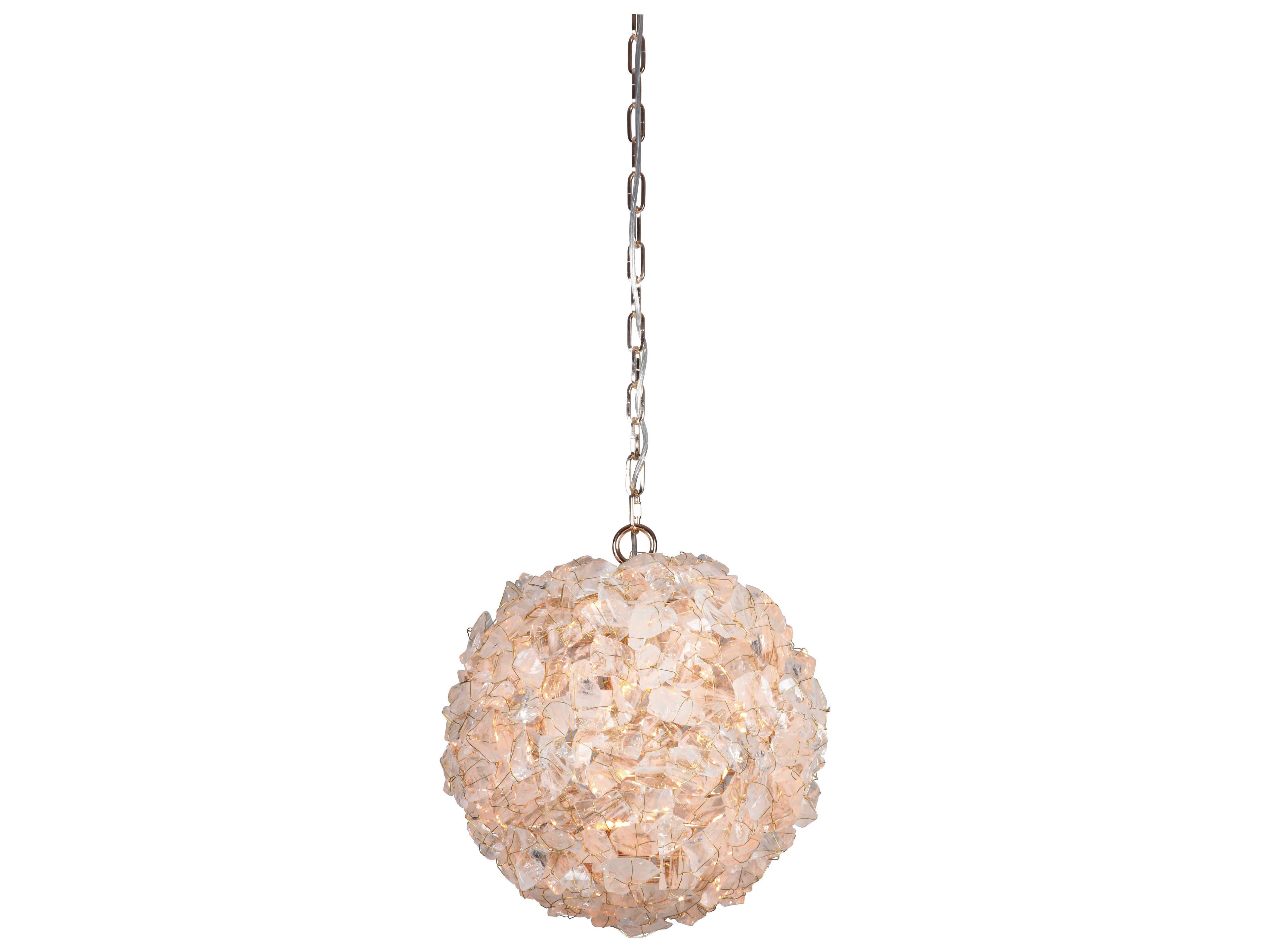 Craftmade Roxx 1-Light Gilded Clear Crystal Pendant