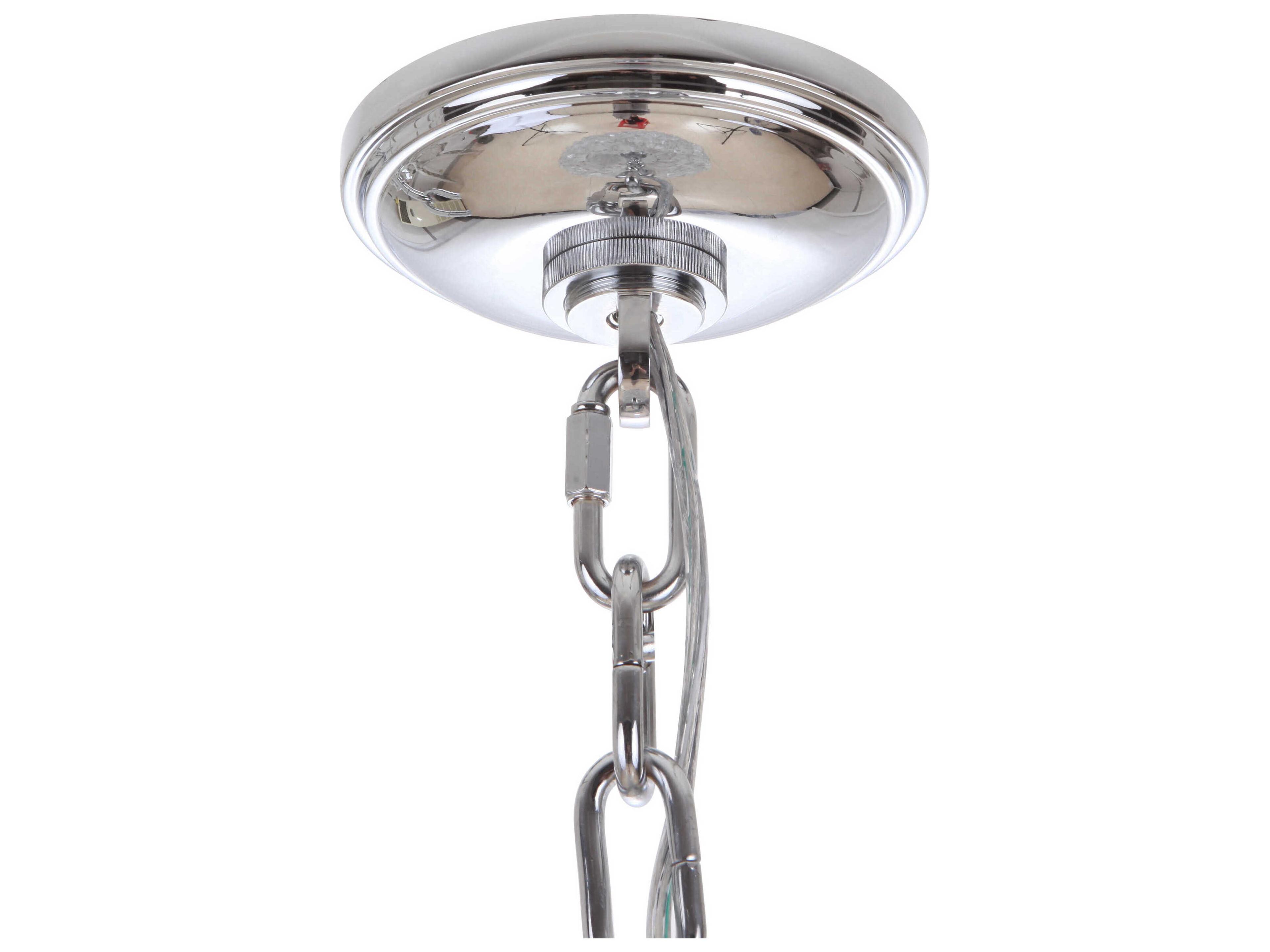 Craftmade Roxx 4-Light Chrome Crystal Globe Round Pendant