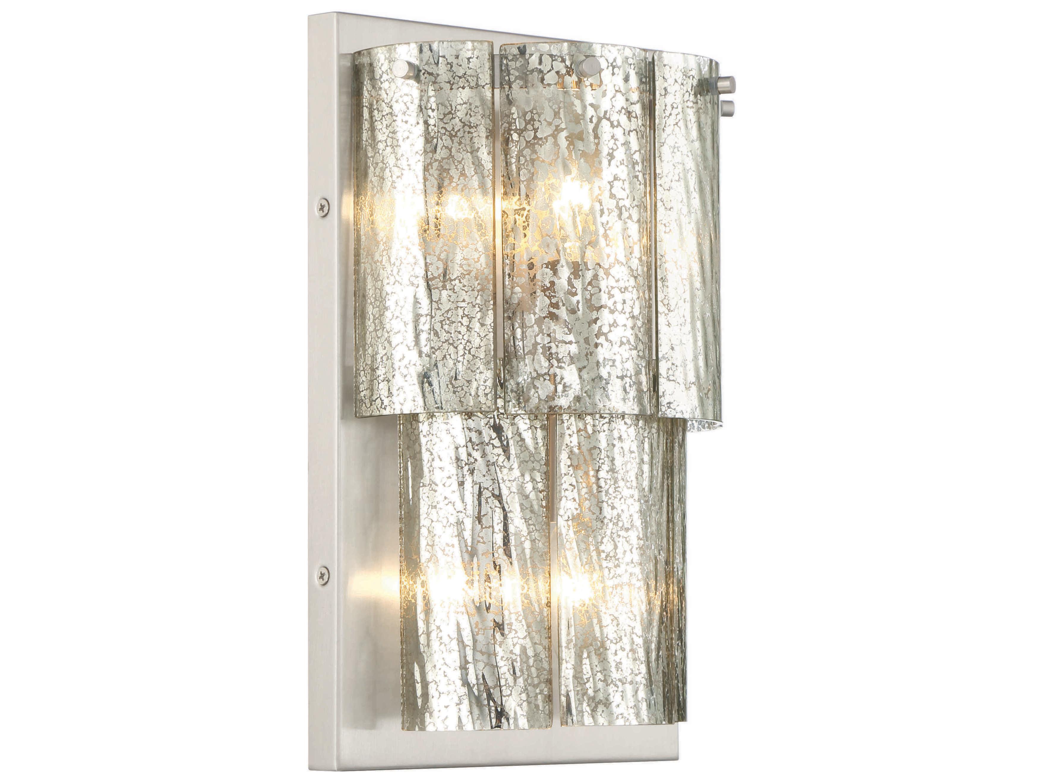 Craftmade Museo 2-Light Brushed Polished Nickel Wall Sconce