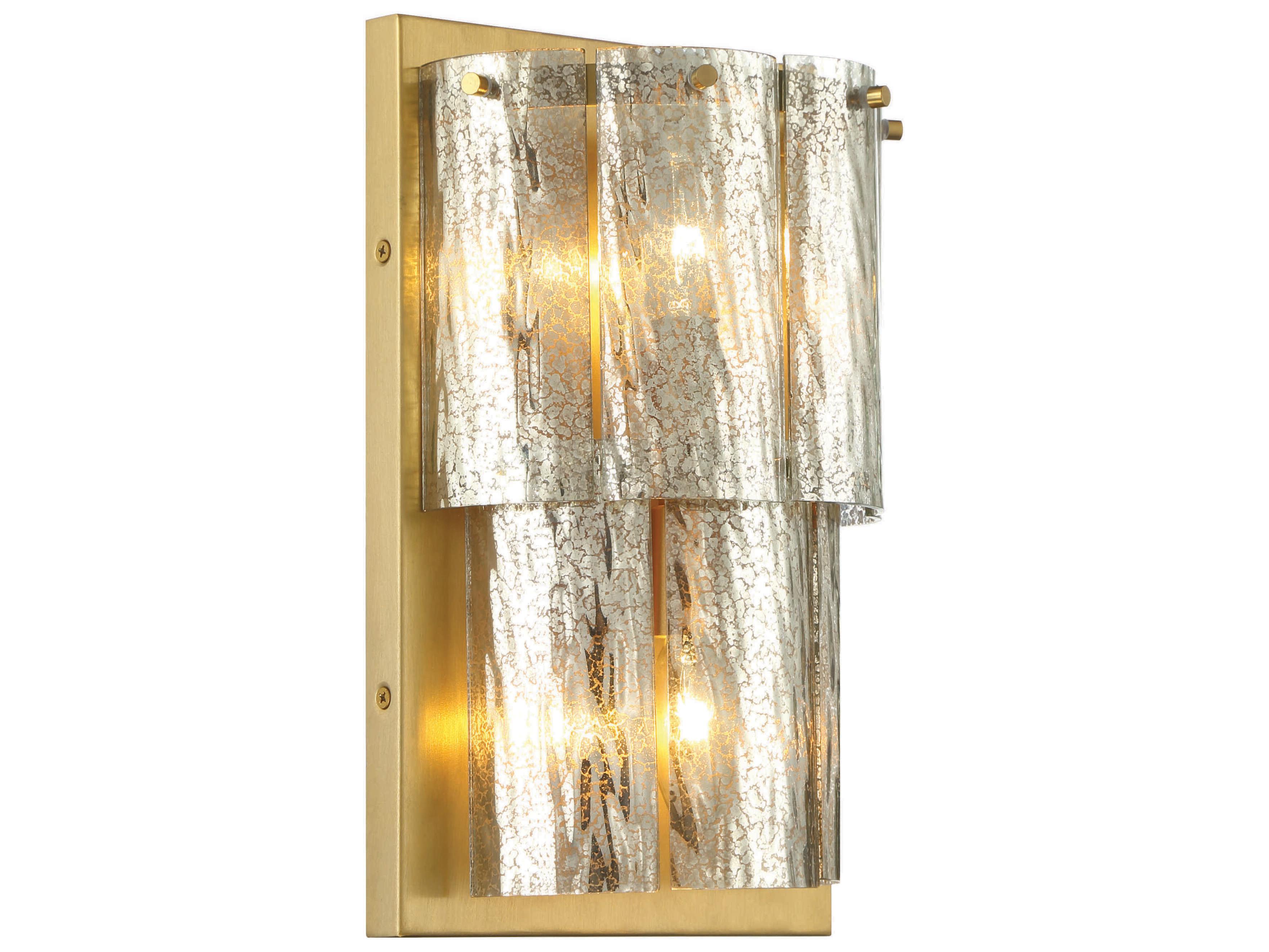 Craftmade Museo 2-Light Satin Brass Wall Sconce