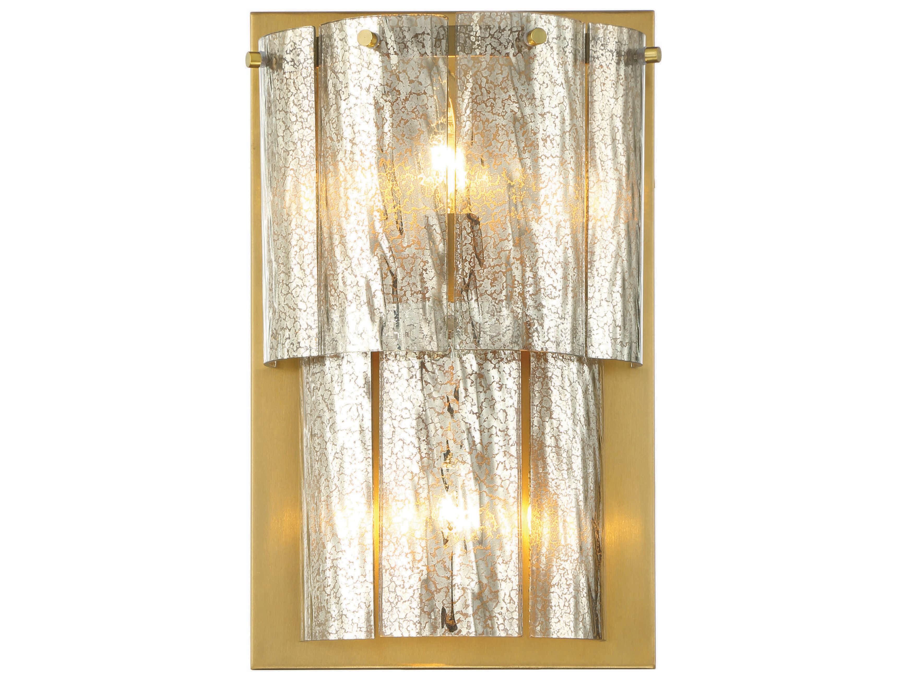 Craftmade Museo 2-Light Satin Brass Wall Sconce