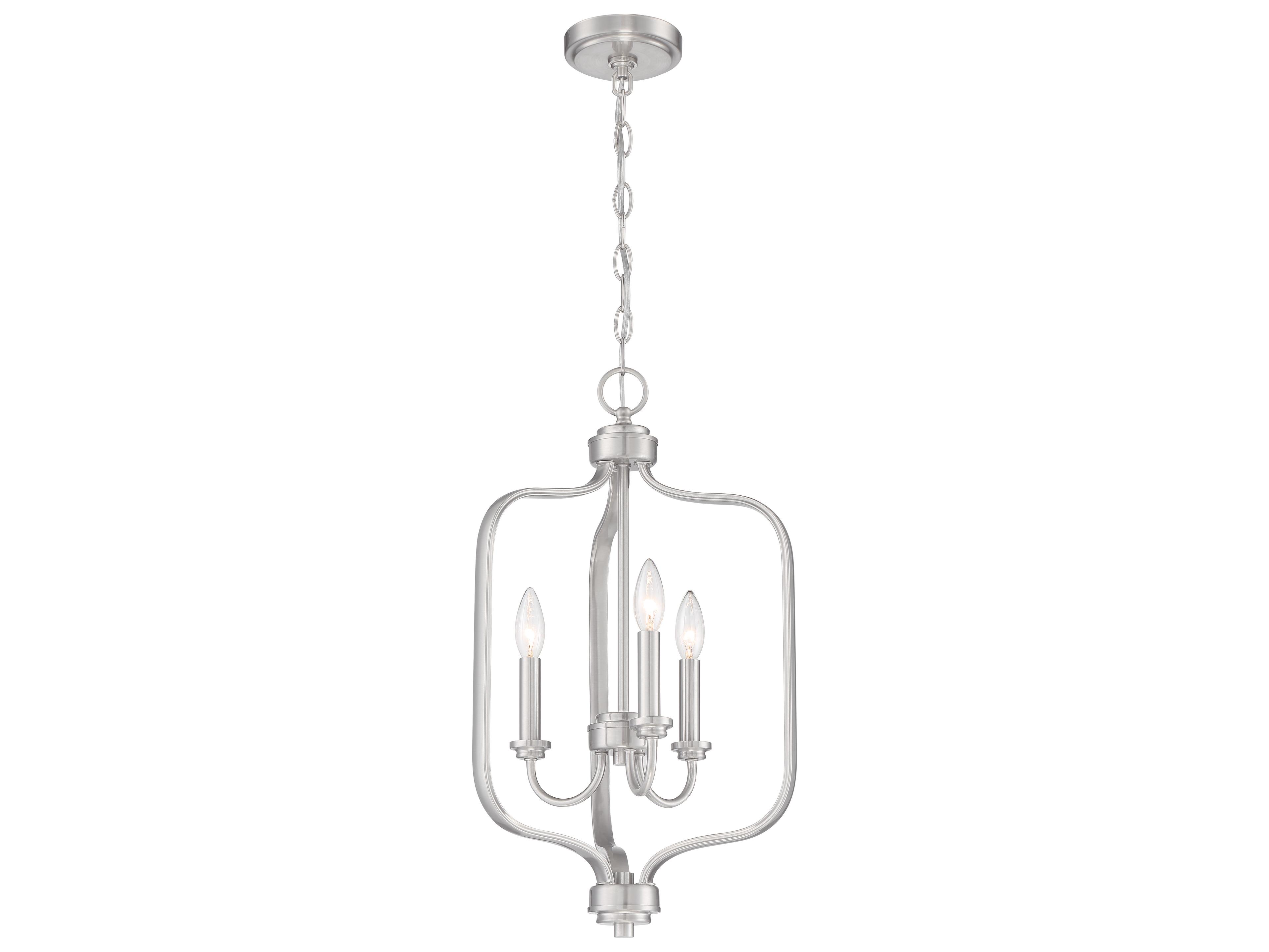 Craftmade Bolden 3-Light Brushed Polished Nickel Chandelier