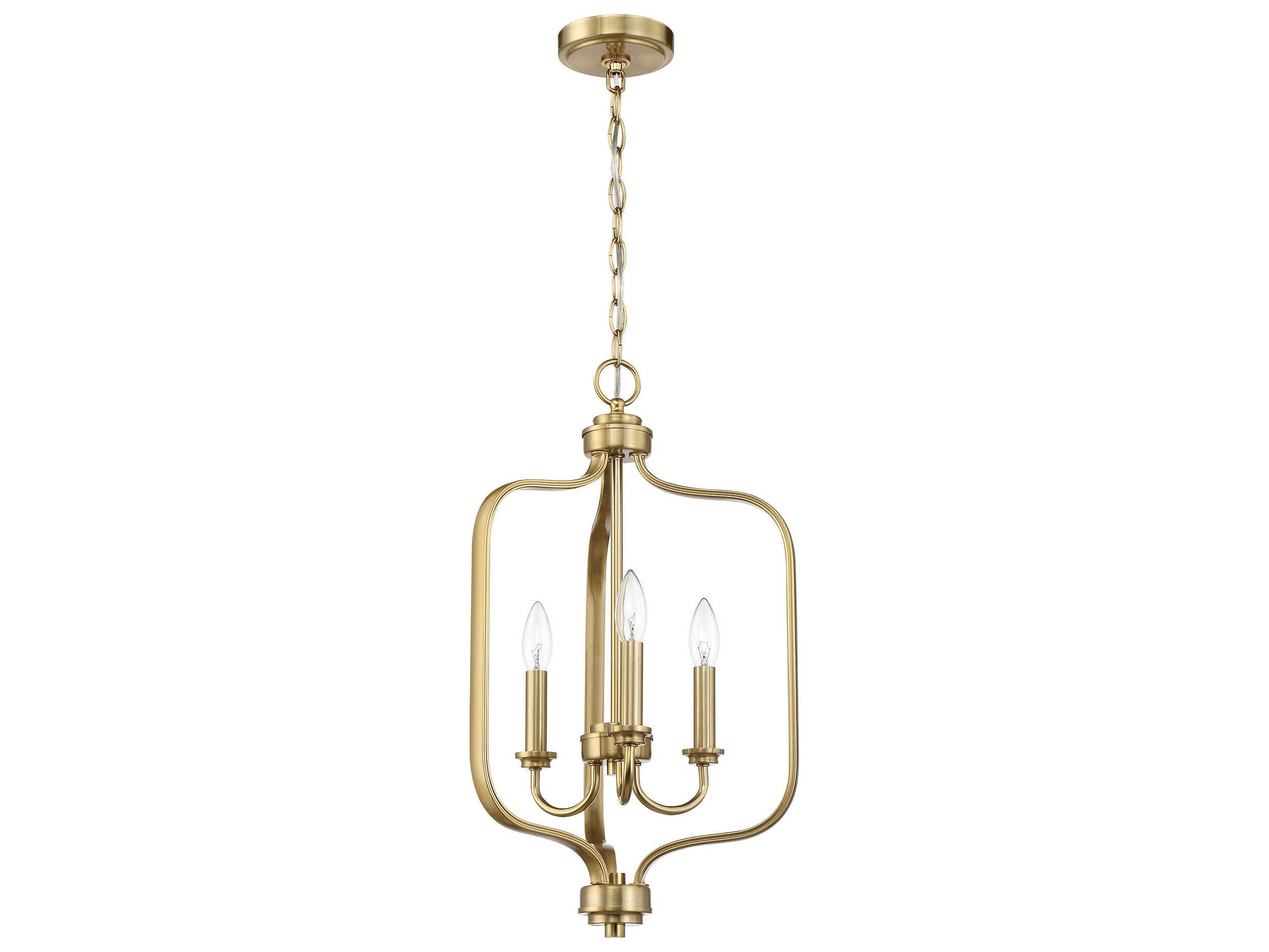 Craftmade Bolden 3-Light Satin Brass Pendant