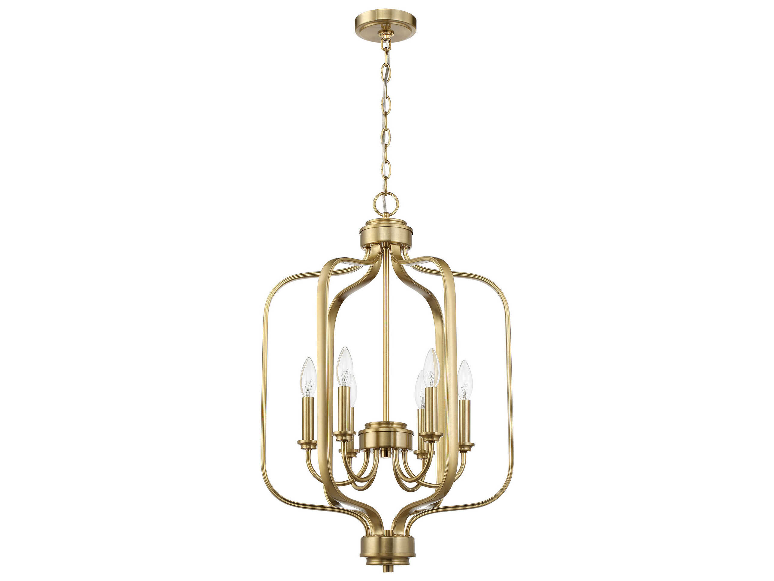 Craftmade Bolden 6-Light Satin Brass Pendant