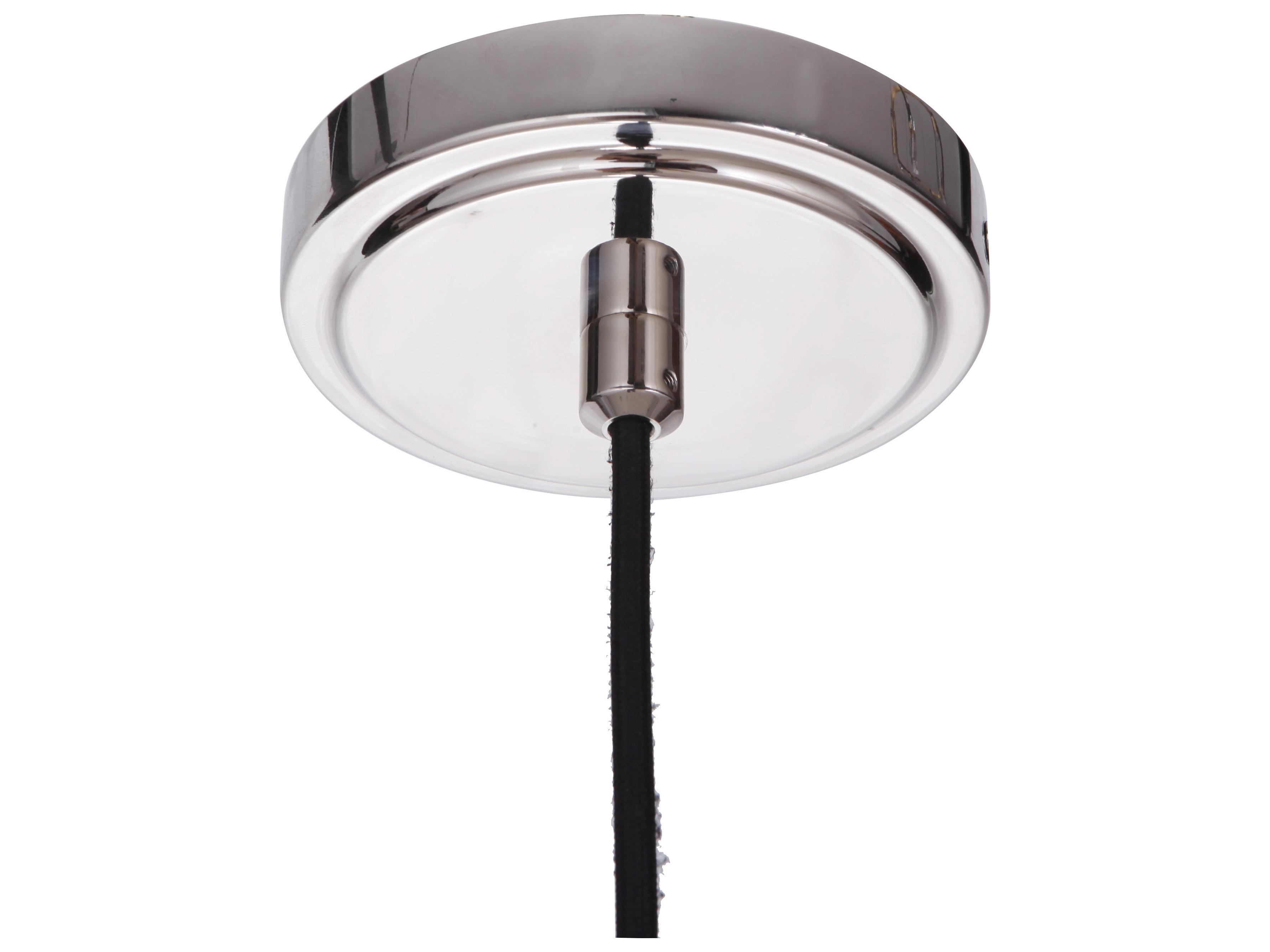 Craftmade Hagen 1-Light Polished Nickel Glass Mini Pendant