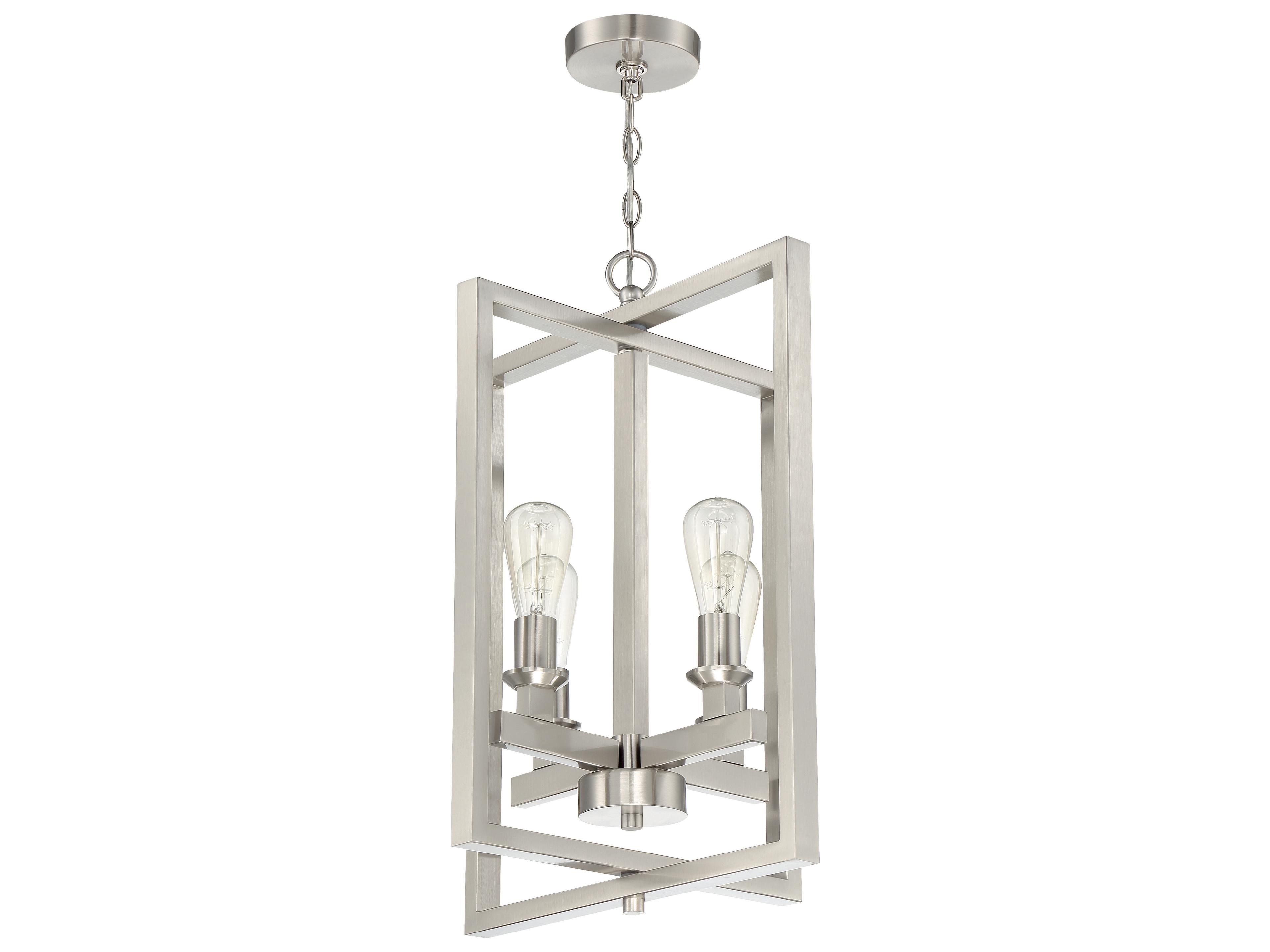 Craftmade Chicago 4-Light Brushed Polished Nickel Chandelier