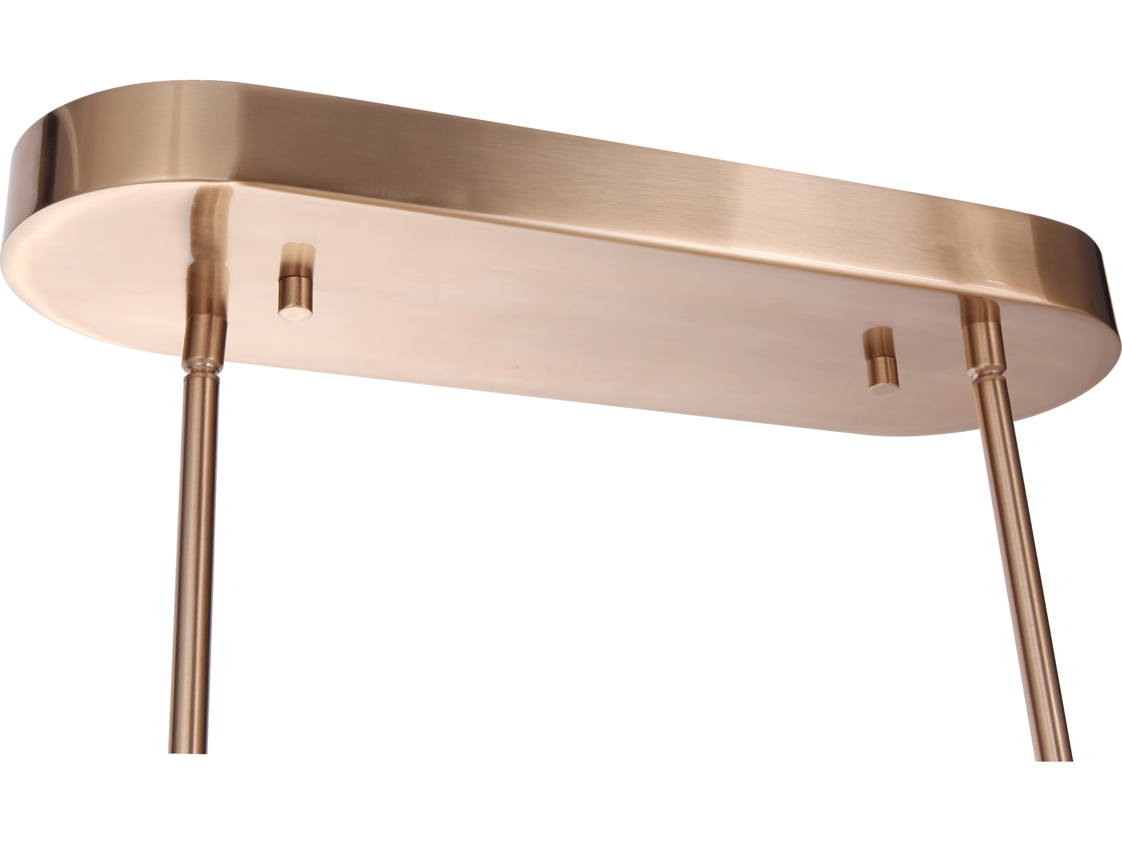 Craftmade Tuli Satin Brass Glass LED Island Pendant