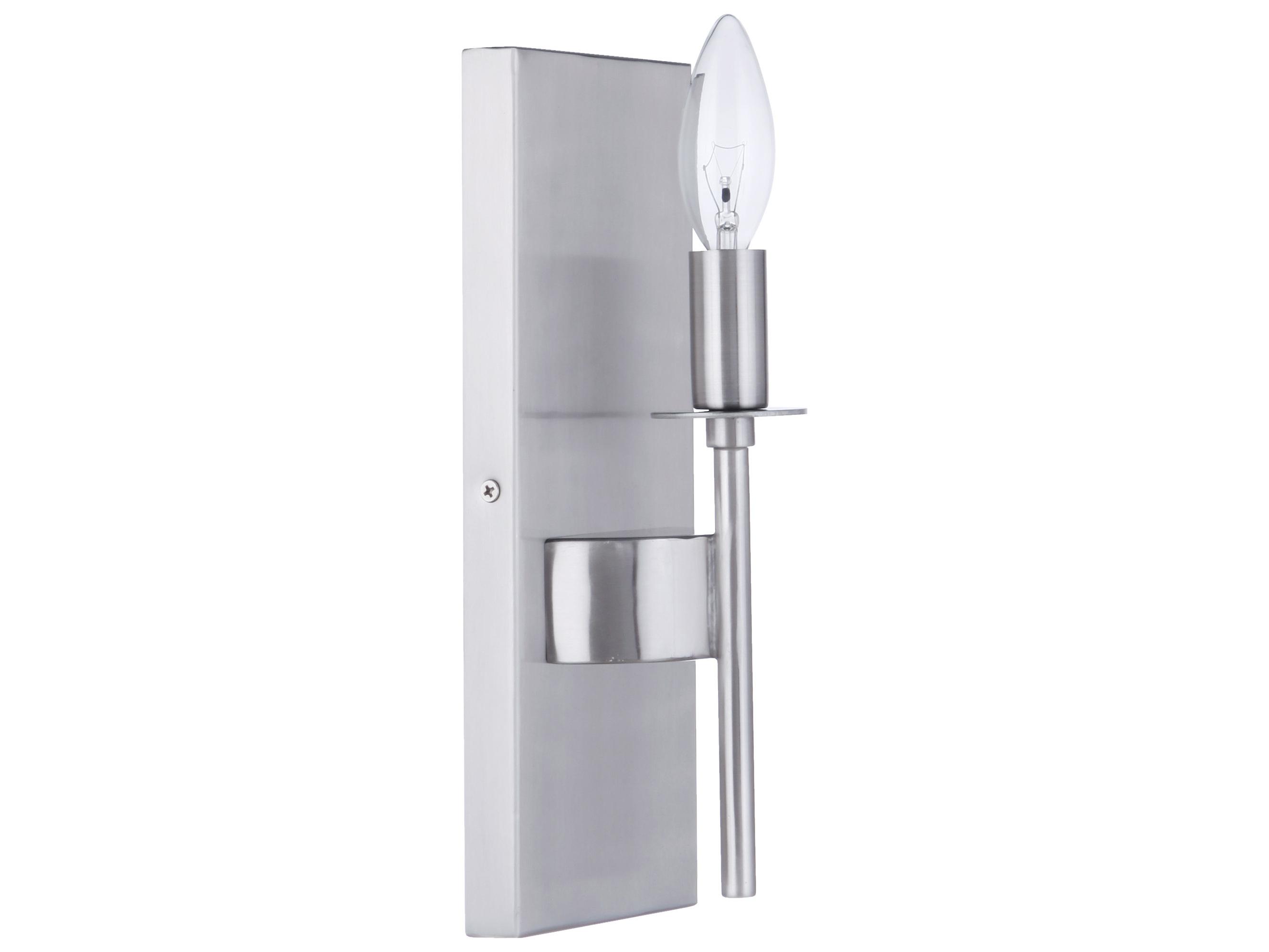 Craftmade Larrson 1-Light Brushed Polished Nickel Wall Sconce
