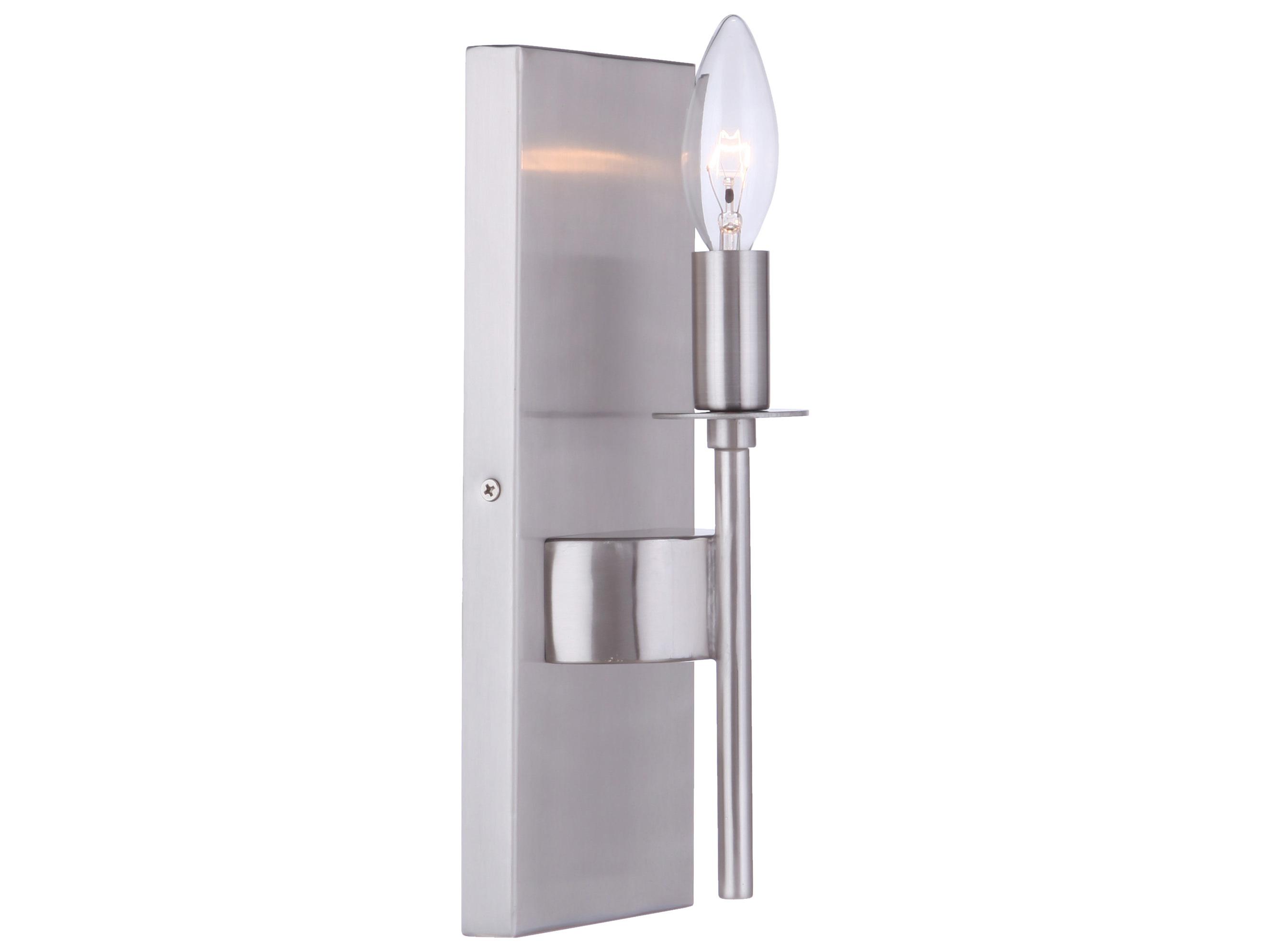 Craftmade Larrson 1-Light Brushed Polished Nickel Wall Sconce