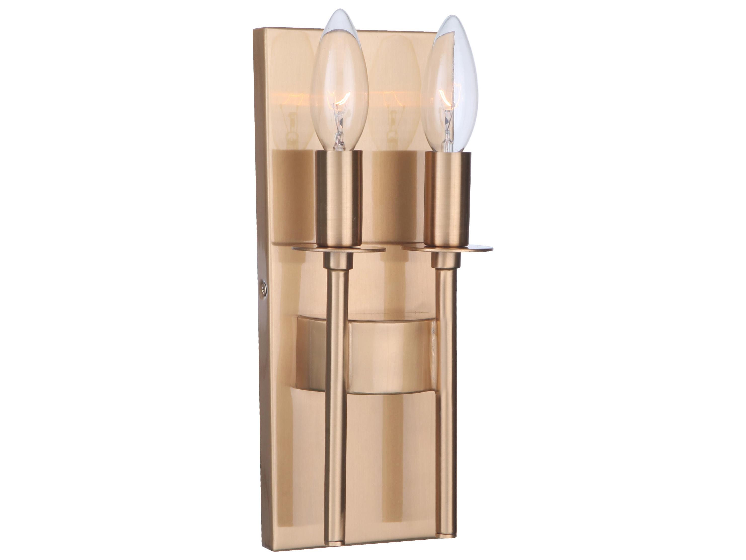 Craftmade Larrson 2-Light Satin Brass Wall Sconce