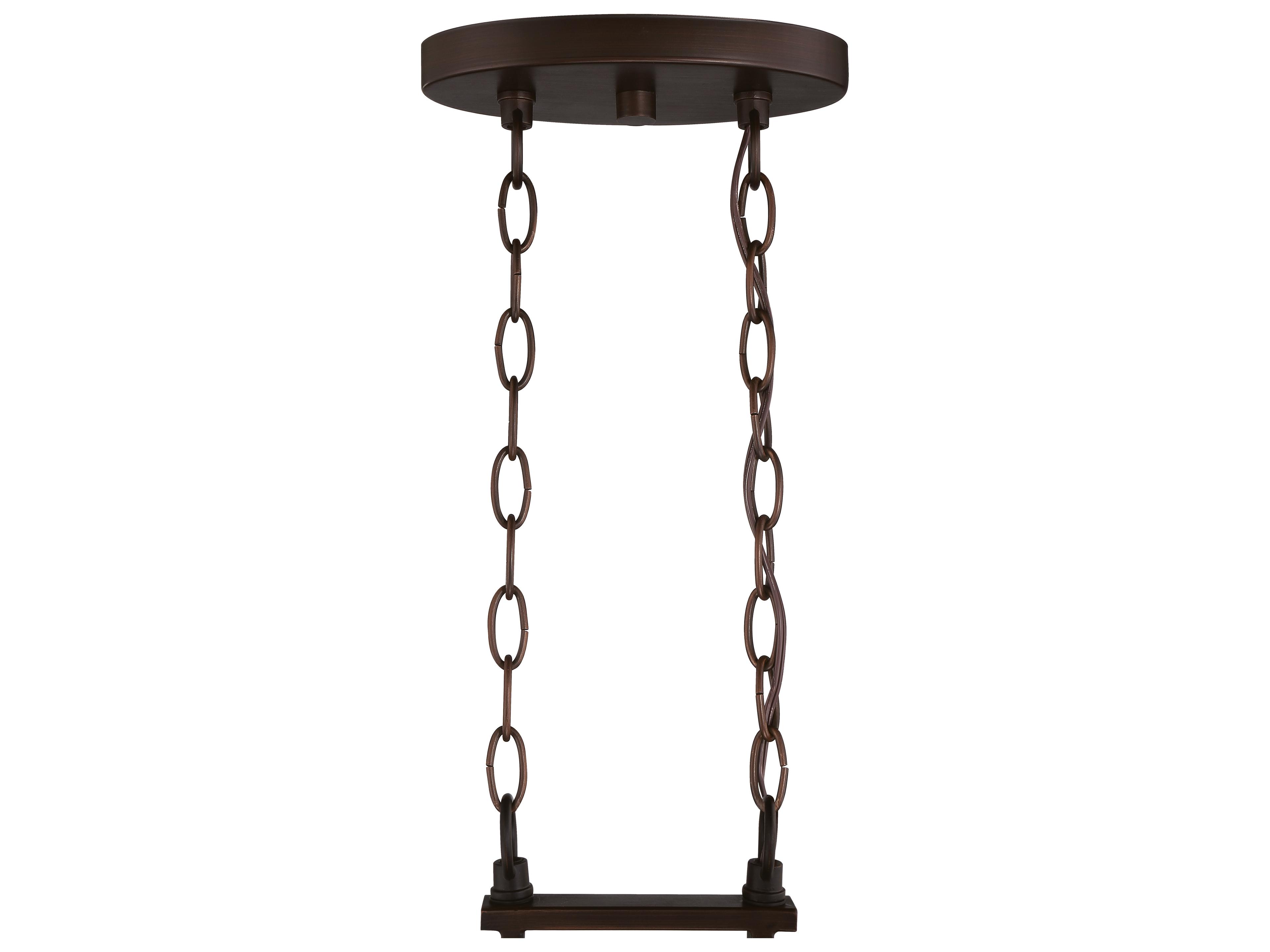 Craftmade Malaya 6-Light Aged Bronze Brushed Linear Island Pendant