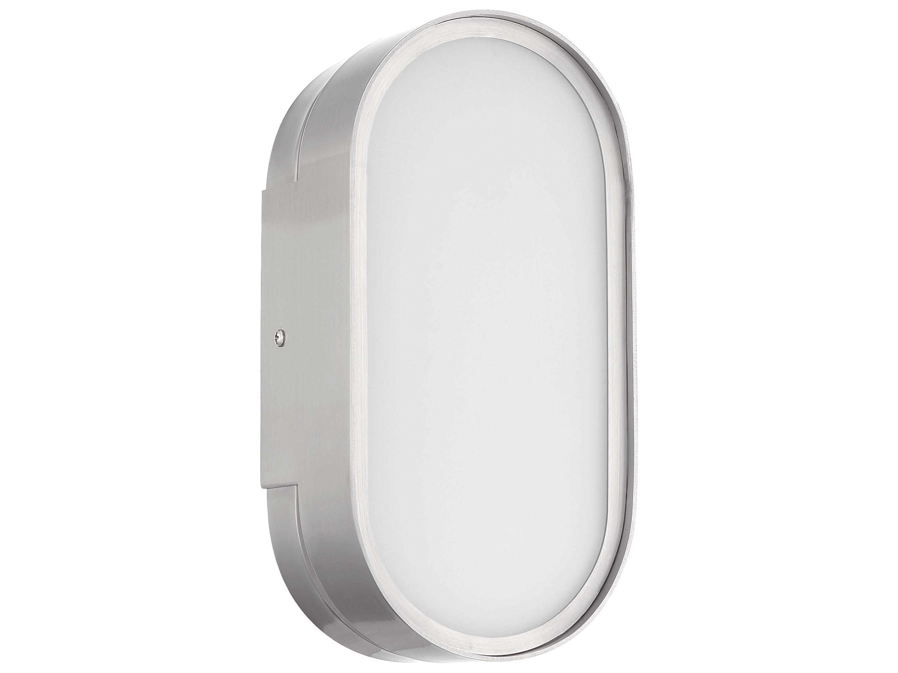 Craftmade Melody 1-Light Brushed Polished Nickel Glass LED Wall Sconce