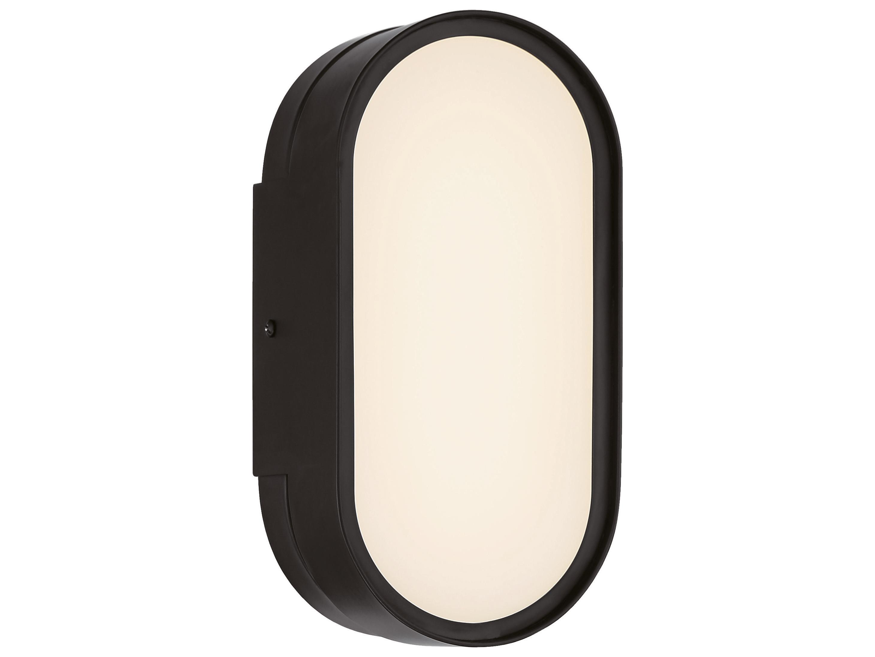 Craftmade Melody 1-Light Flat Black Glass LED Wall Sconce