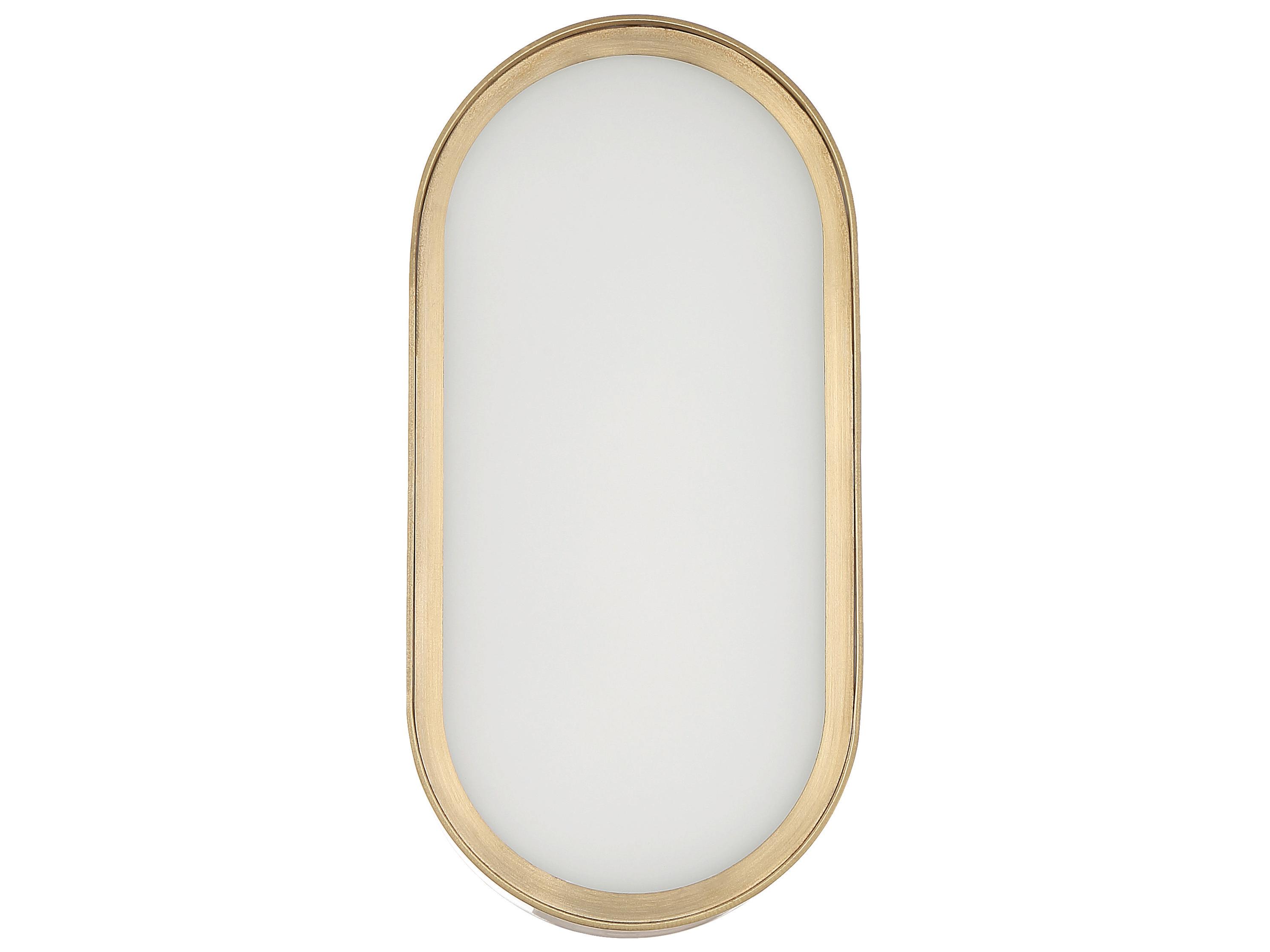 Craftmade Melody 1-Light Satin Brass Glass LED Wall Sconce