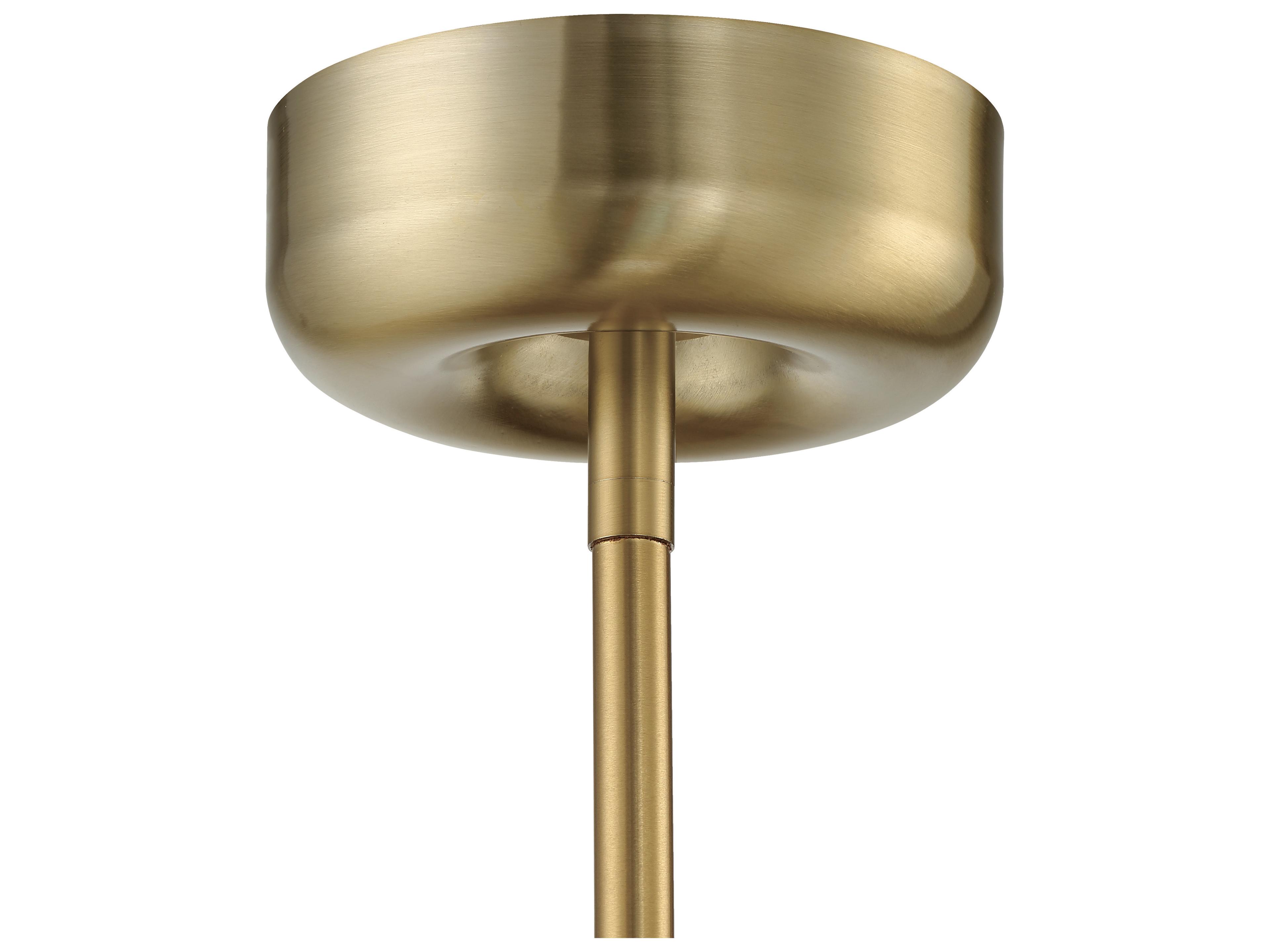 Craftmade Melody 1-Light Satin Brass Glass Globe Pendant