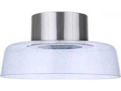 Craftmade Centric Brushed Polished Nickel Glass LED Dome Flush Mount