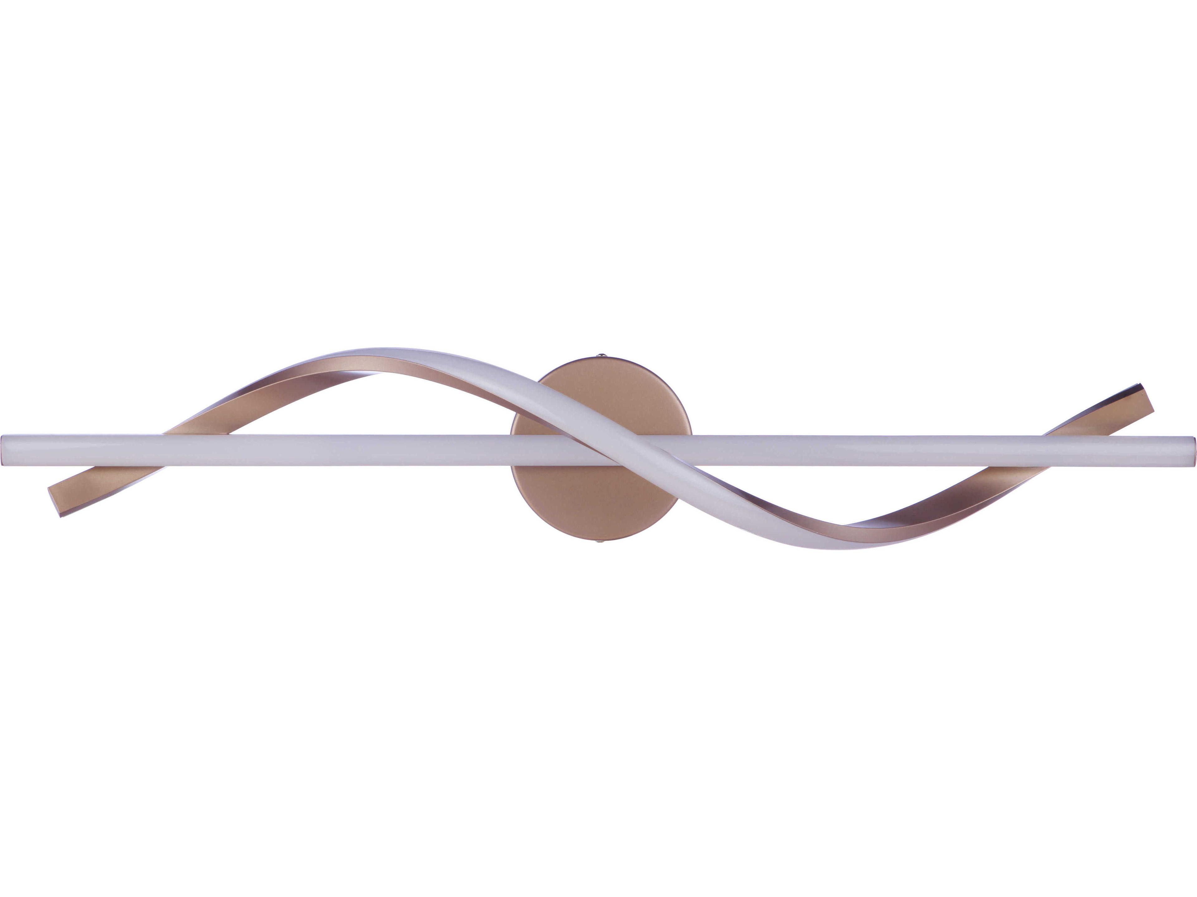 Craftmade Pulse Champagne Brass Vanity Light