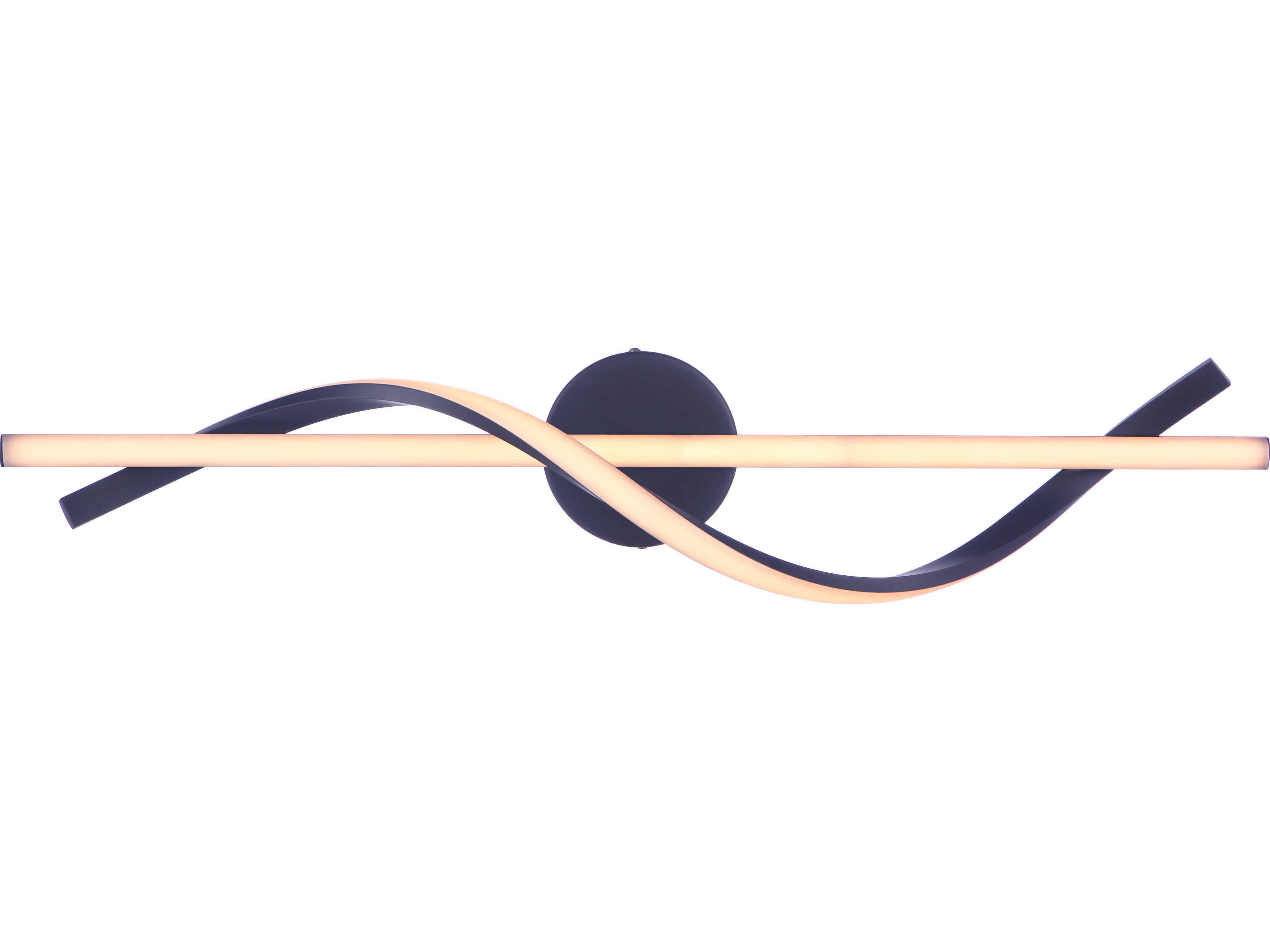 Craftmade Pulse Flat Black Vanity Light