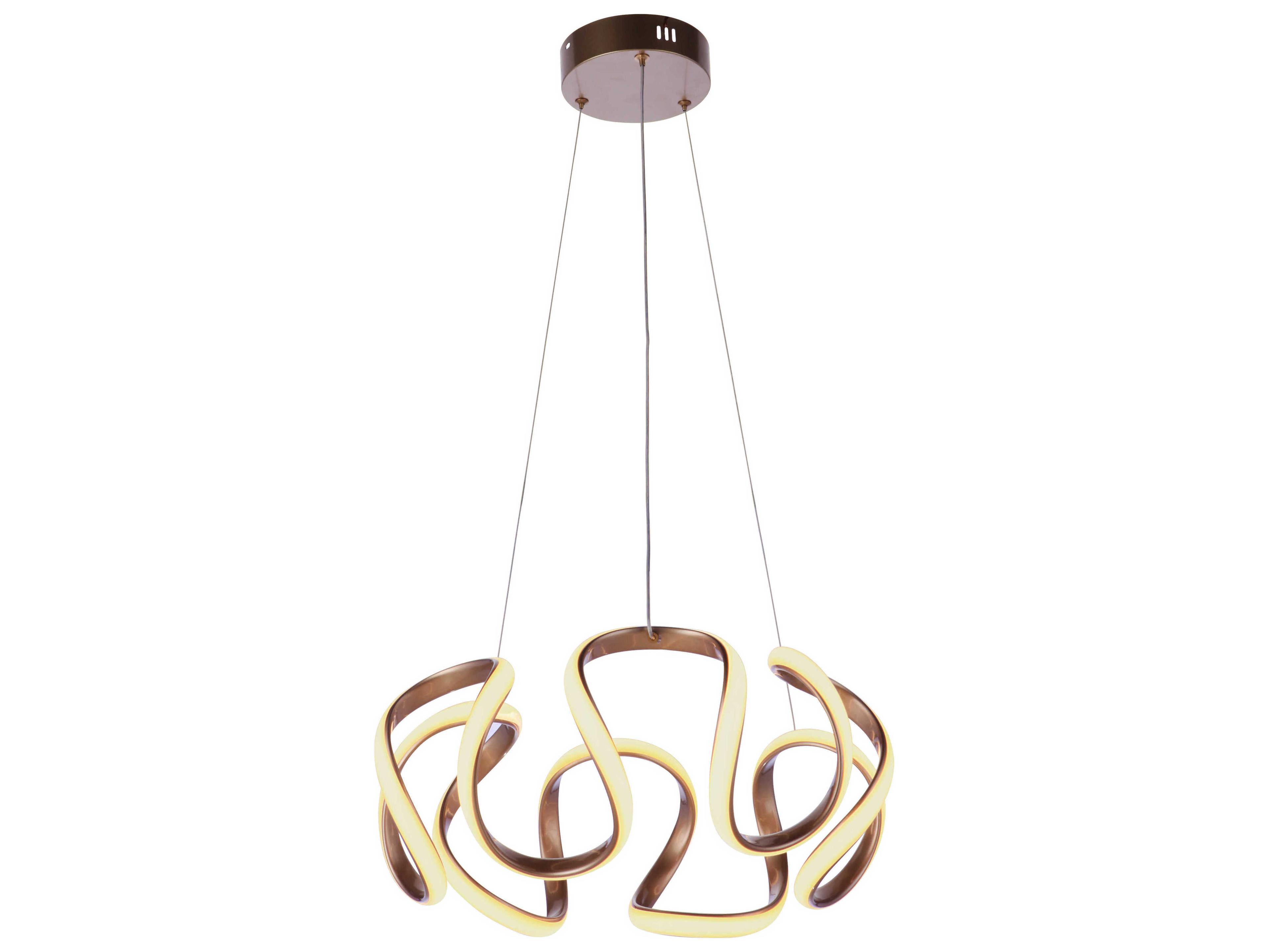 Craftmade Pulse 1-Light Champagne Brass LED Pendant