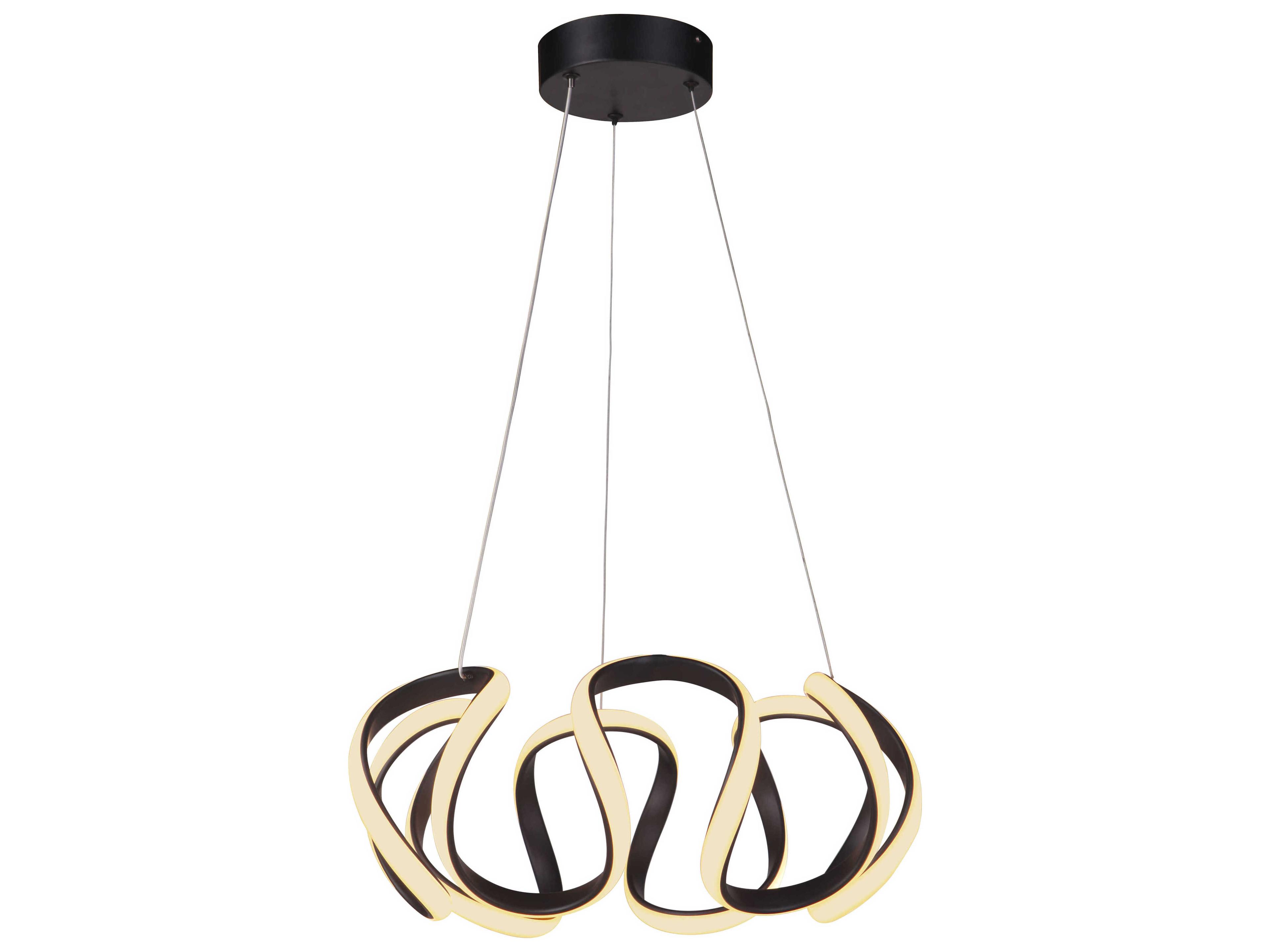 Craftmade Pulse 1-Light Flat Black LED Pendant