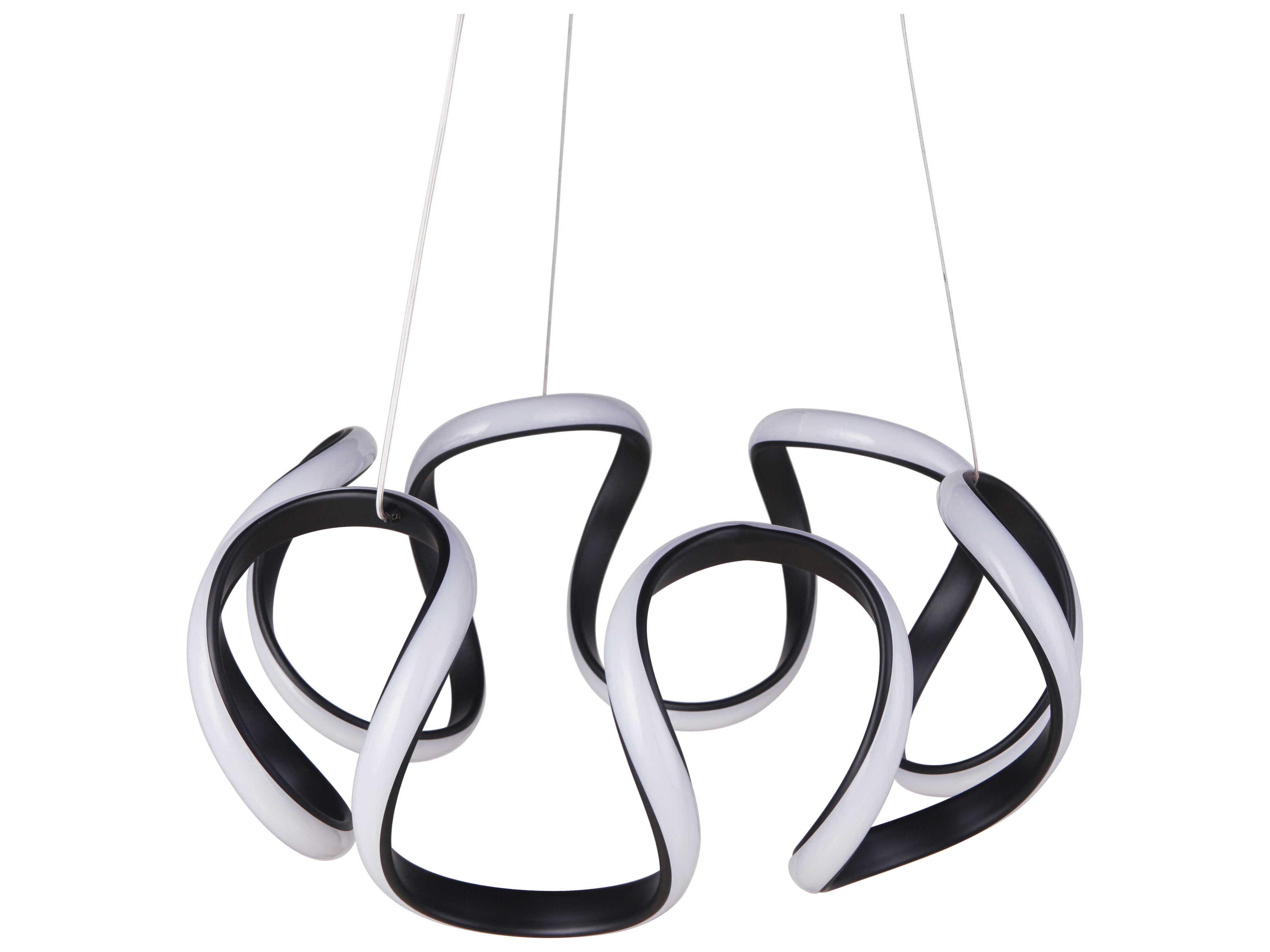 Craftmade Pulse 1-Light Flat Black LED Pendant