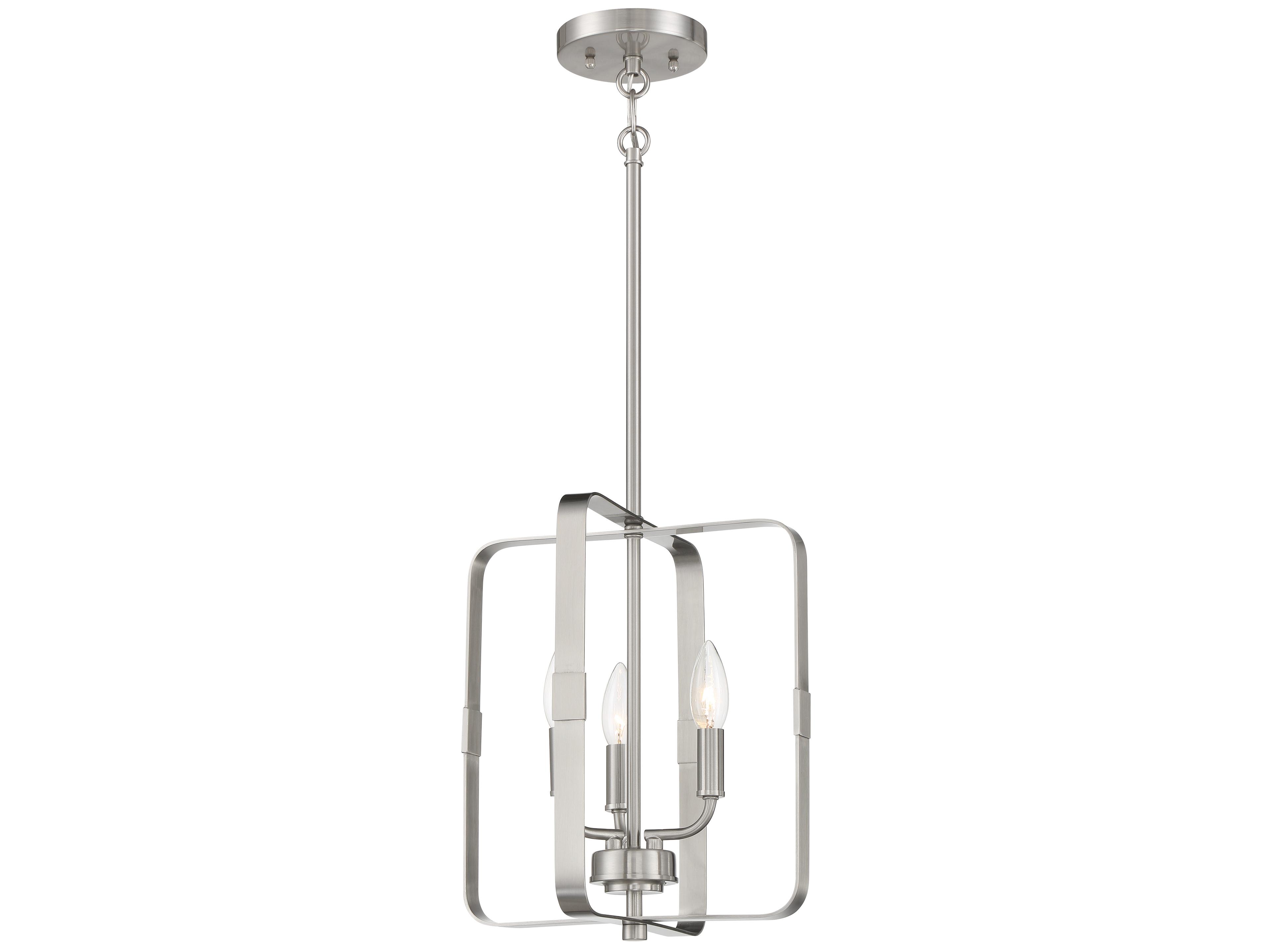 Craftmade Stowe 3-Light Brushed Polished Nickel Chandelier