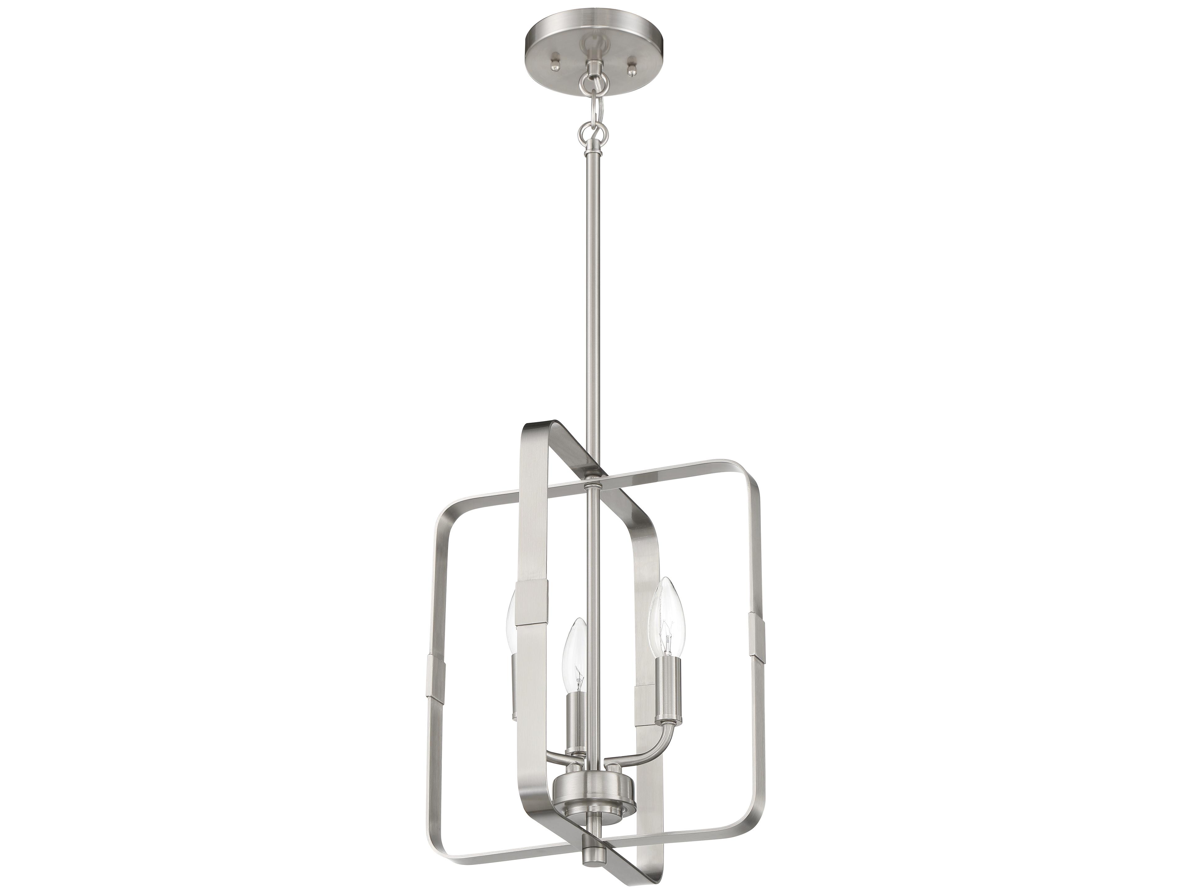 Craftmade Stowe 3-Light Brushed Polished Nickel Chandelier