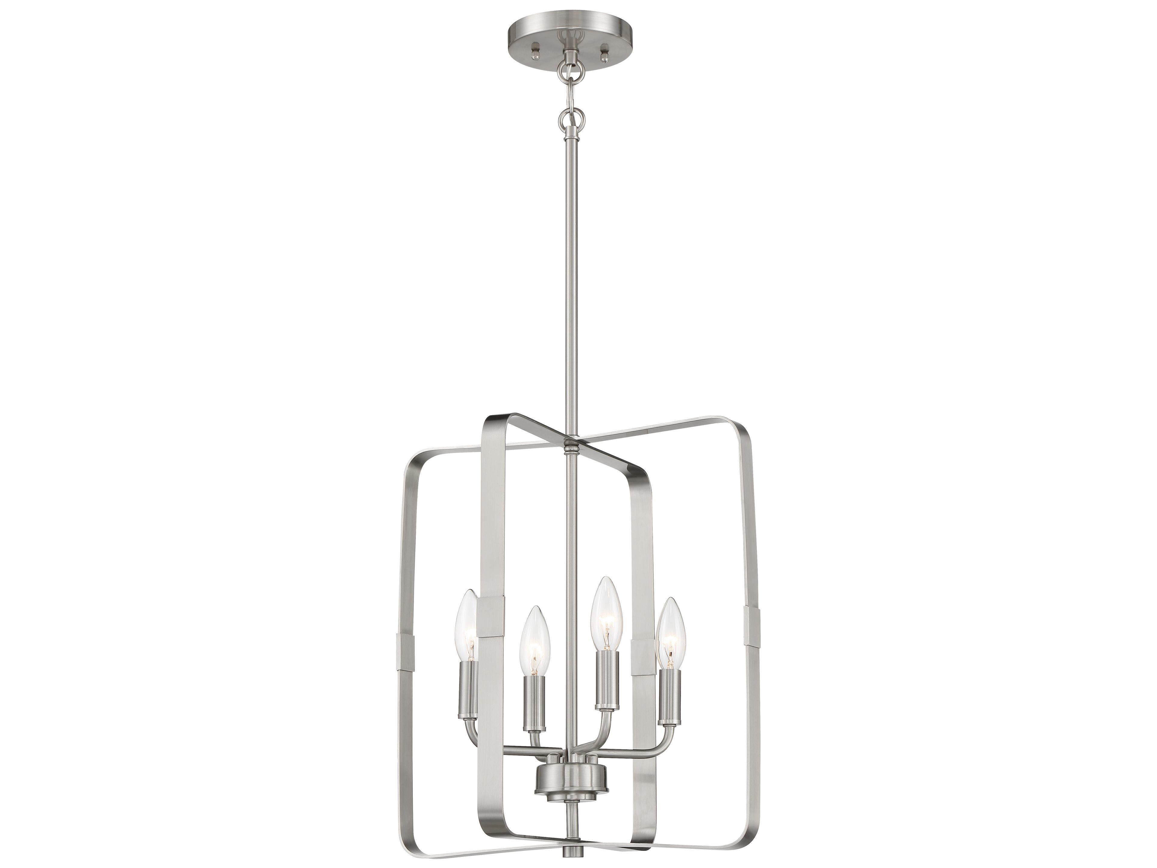 Craftmade Stowe 4-Light Brushed Polished Nickel Chandelier