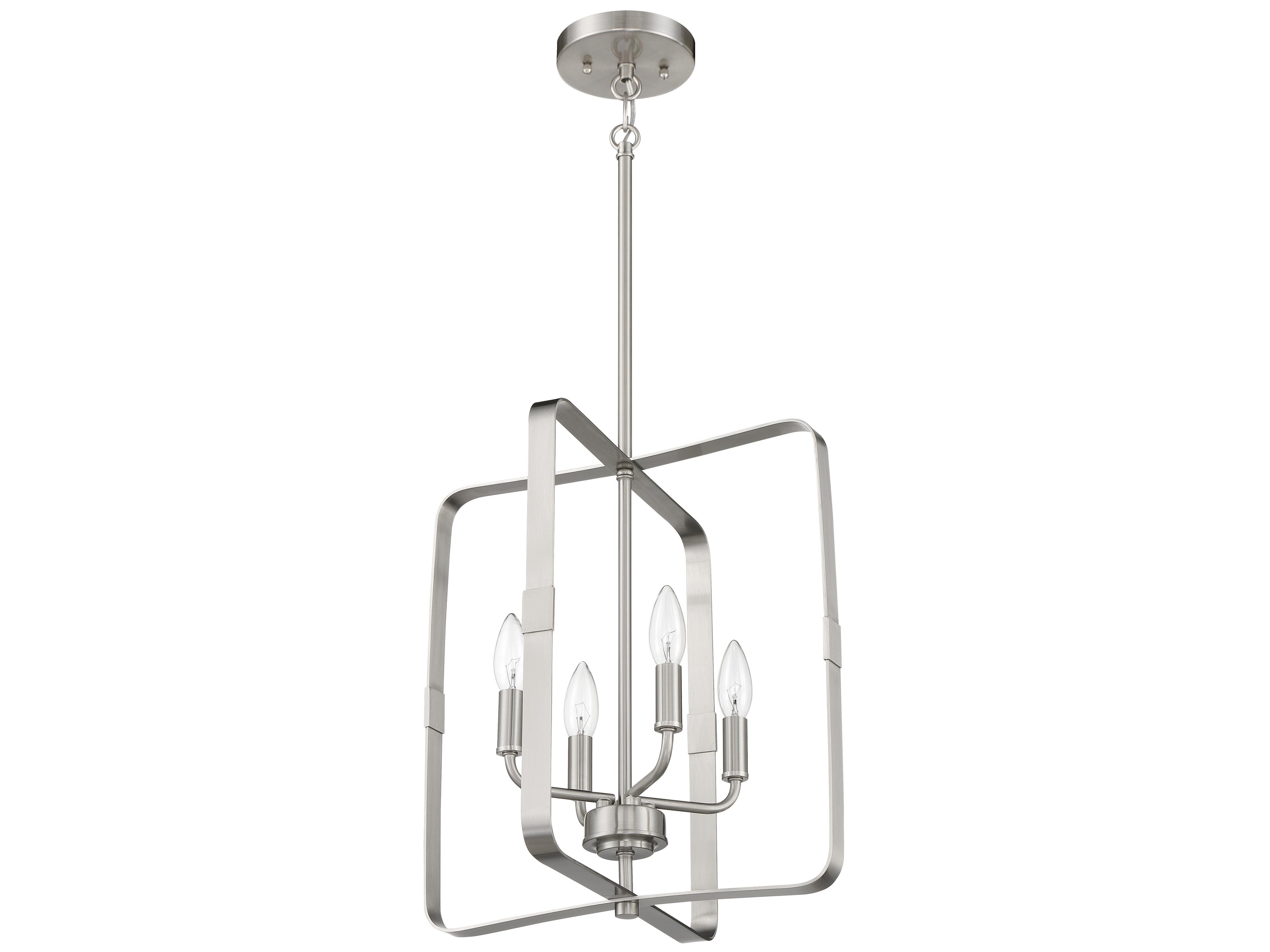 Craftmade Stowe 4-Light Brushed Polished Nickel Chandelier