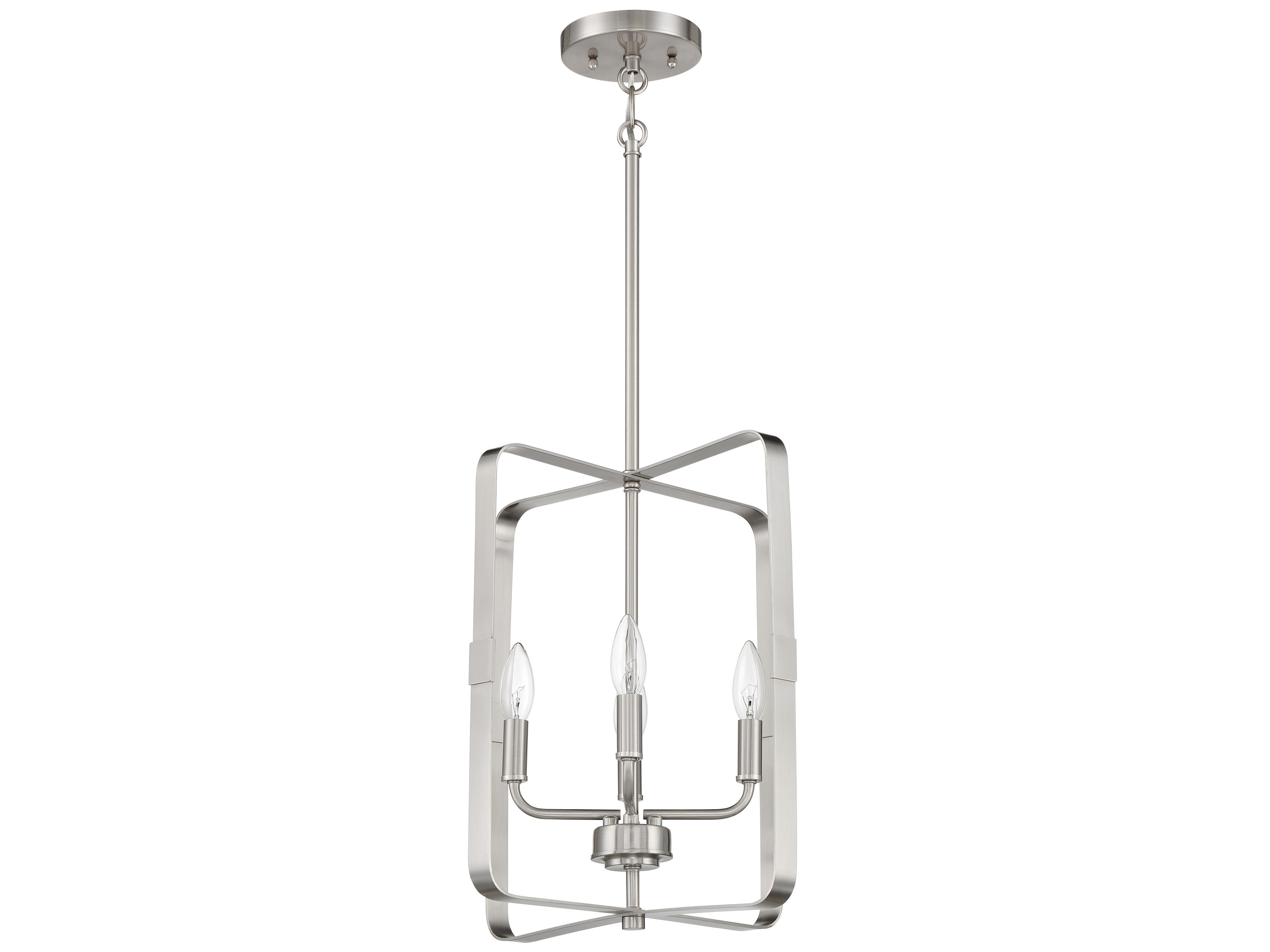 Craftmade Stowe 4-Light Brushed Polished Nickel Chandelier